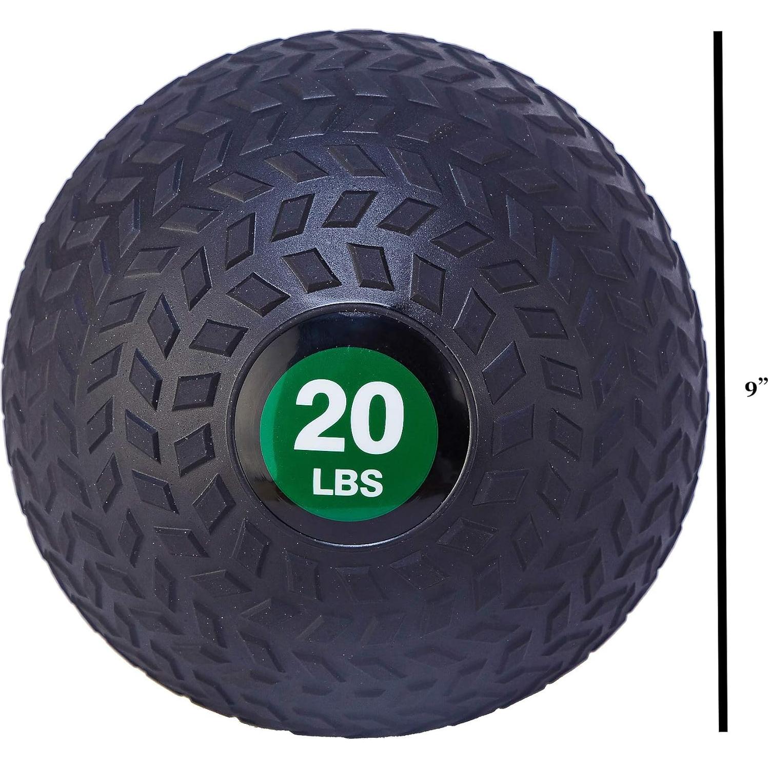 Bola de Medicina Fitvids 9.07 kg para Ejercicio y Golpe