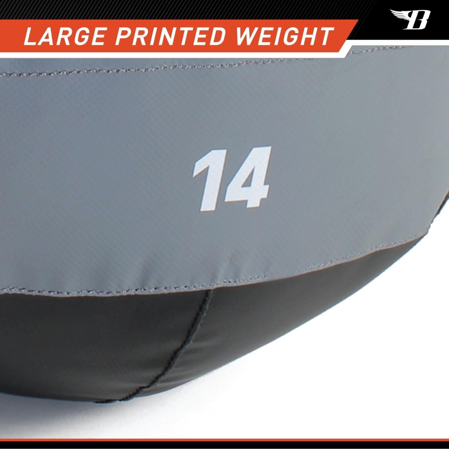 Bola de Medicina Suave Bionic Body 14 lb (6.35 kg) para Entrenamiento