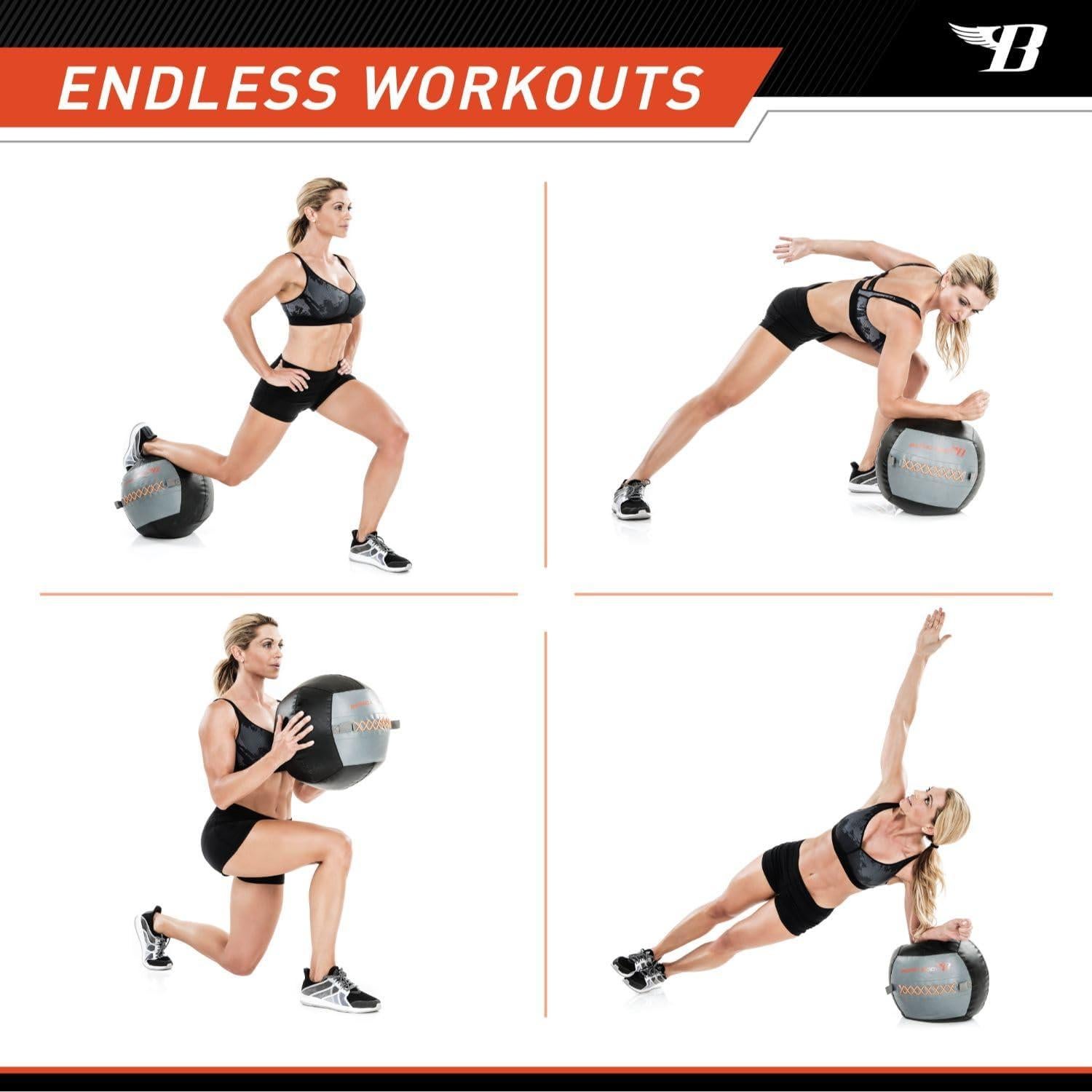 Bola de Medicina Suave Bionic Body 14 lb (6.35 kg) para Entrenamiento