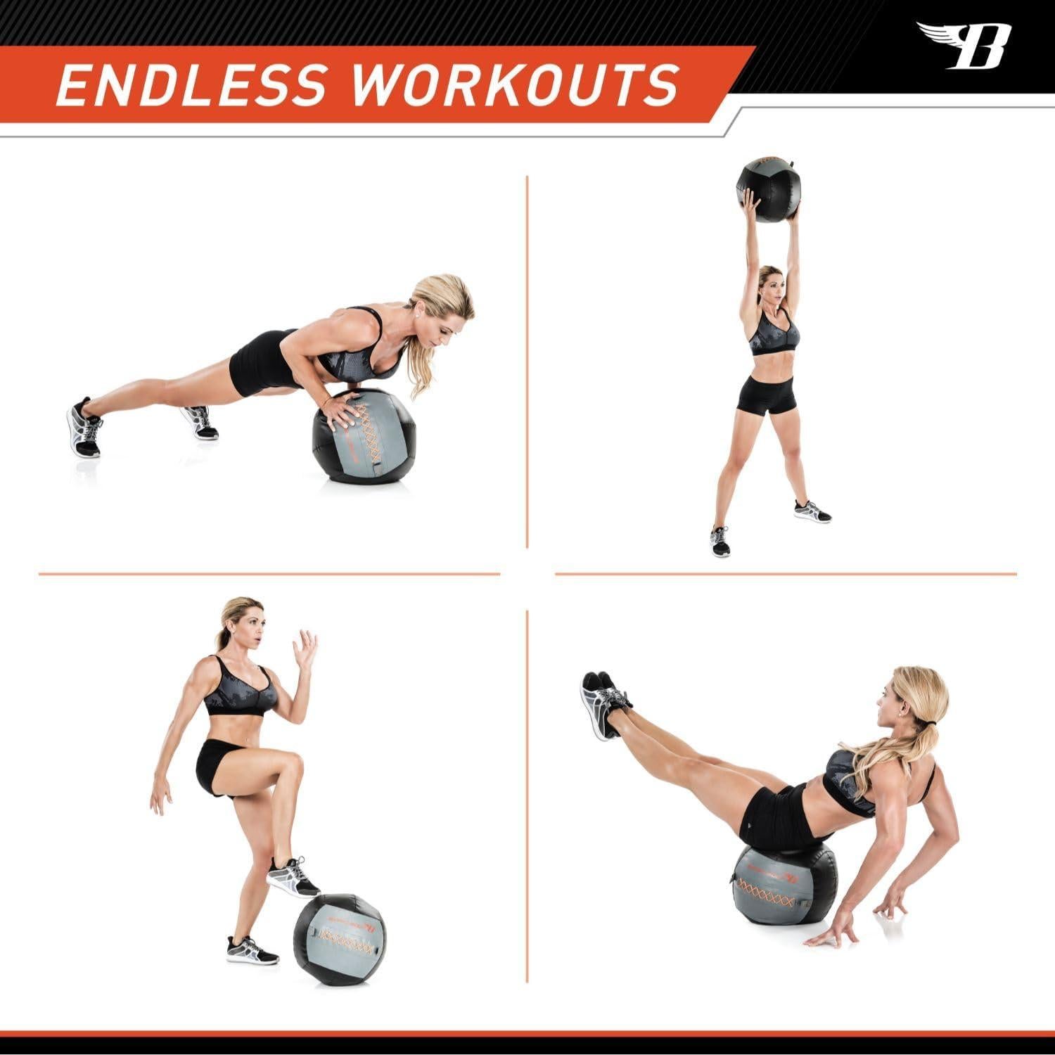 Bola de Medicina Suave Bionic Body 14 lb (6.35 kg) para Entrenamiento