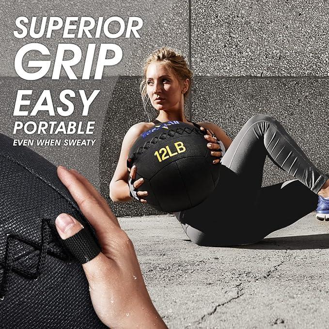 Pelota de Pared Yes4All 2.72 kg de Cuero Suave para Ejercicio