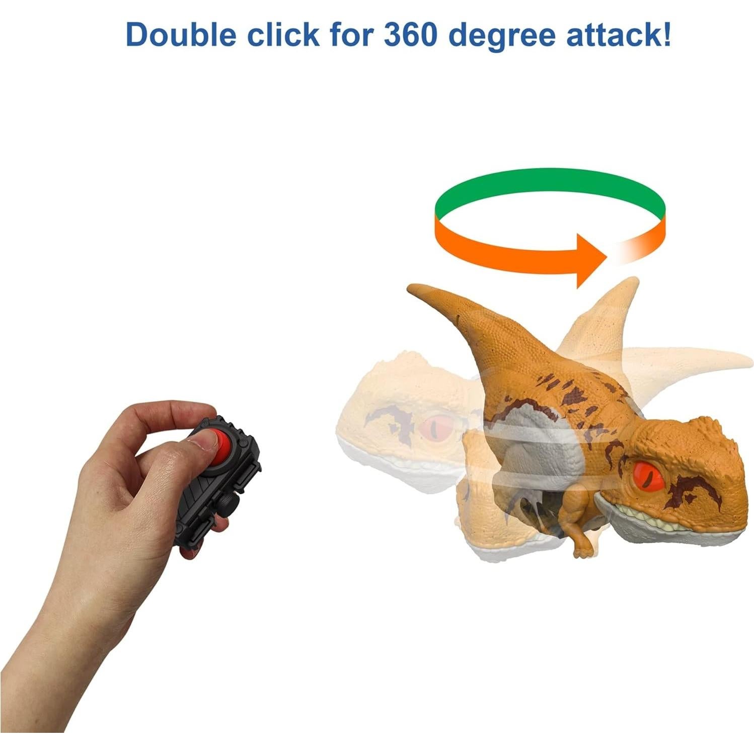 Juguete Dinosaurio Mattel Atrociraptor con Movimiento y Sonido