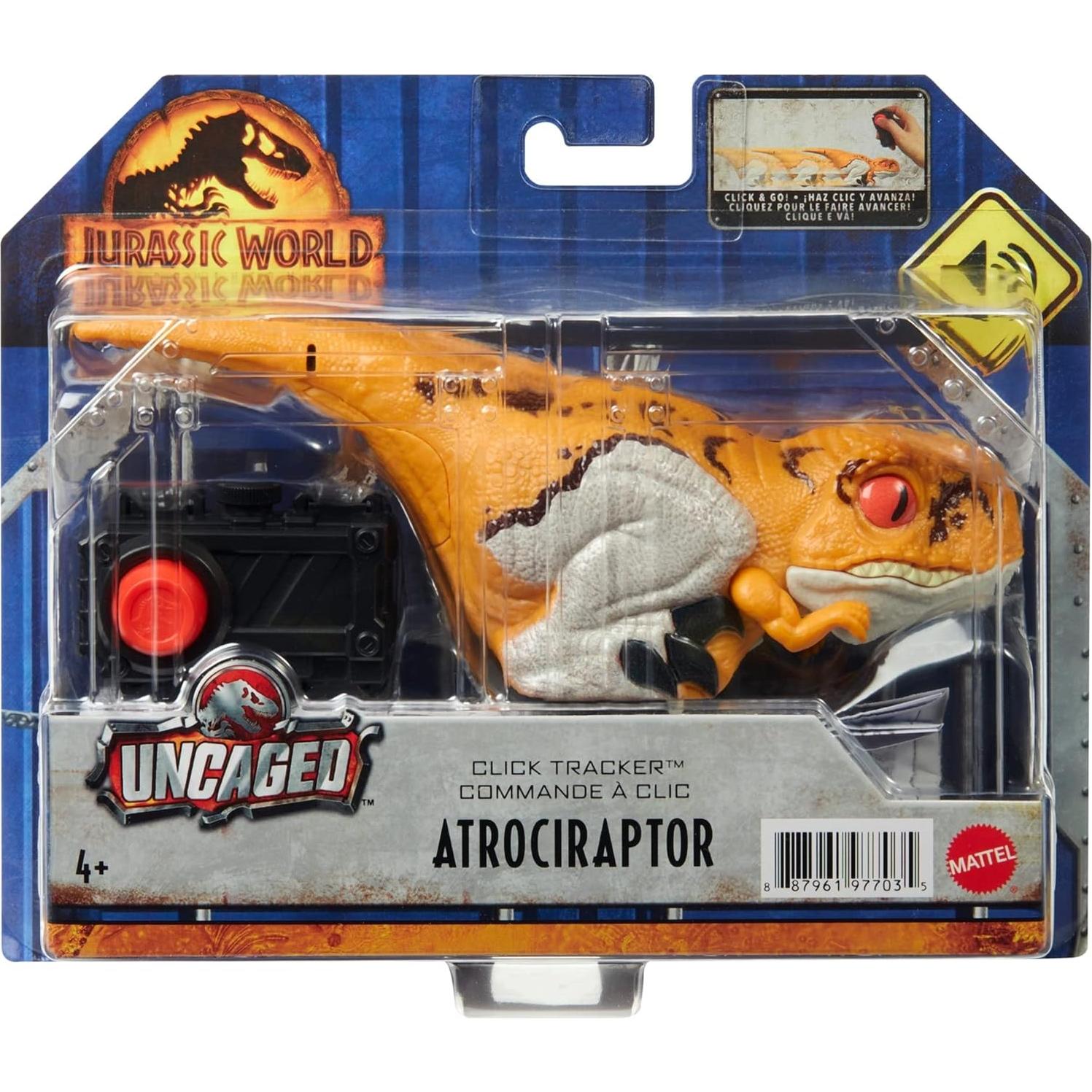 Juguete Dinosaurio Mattel Atrociraptor con Movimiento y Sonido
