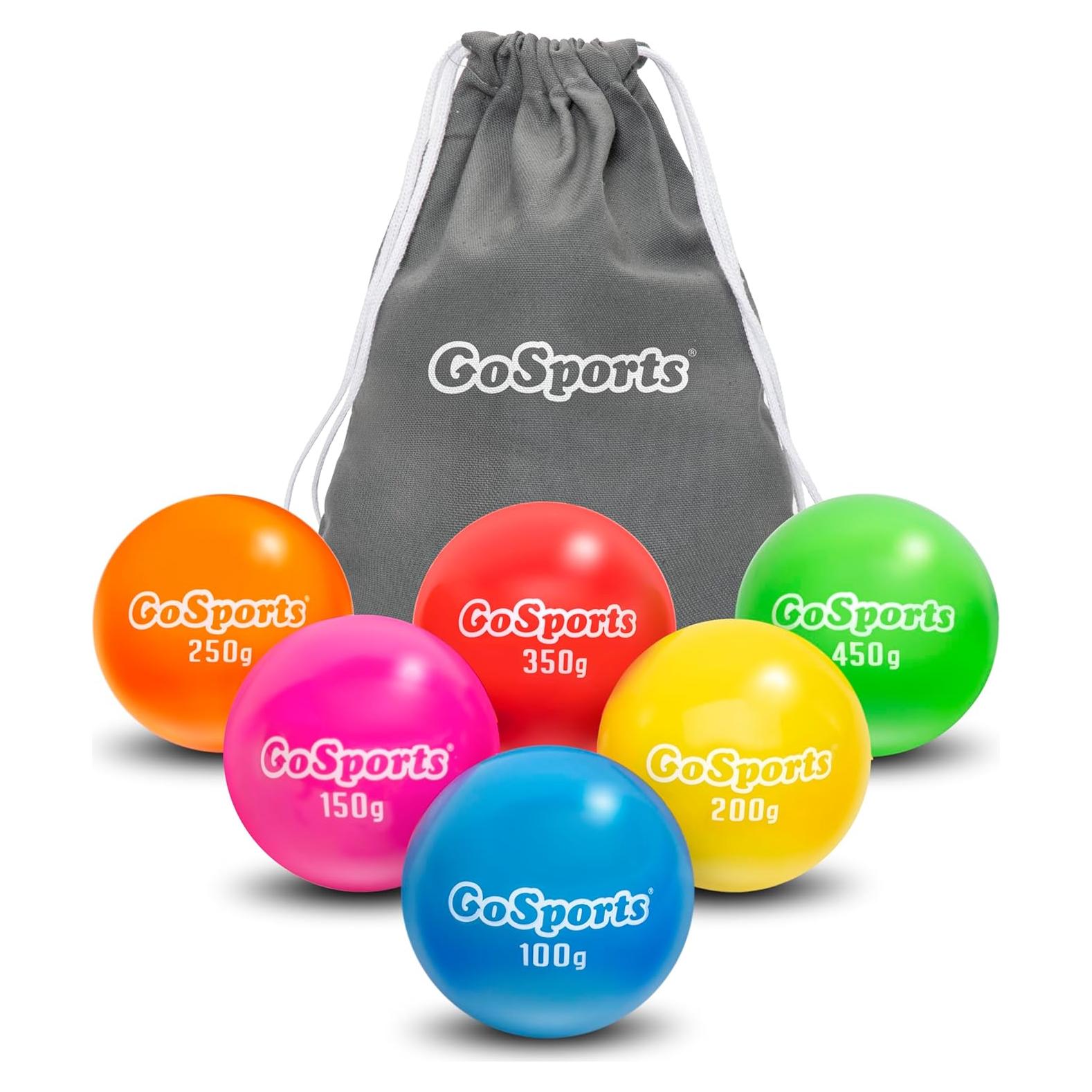 Bolas con peso plyométricas GoSports Pro 100-450g para béisbol