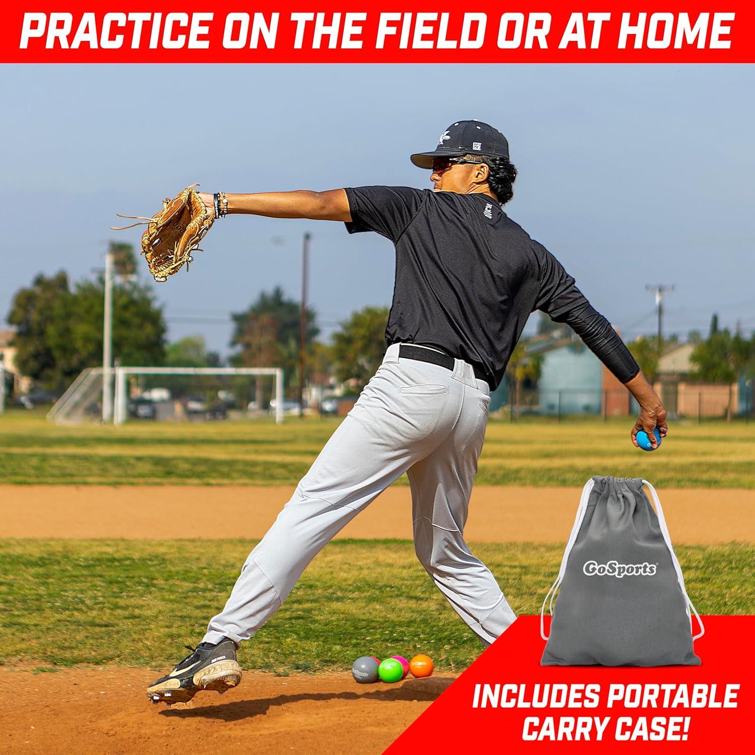Bolas con peso plyométricas GoSports Pro 100-450g para béisbol