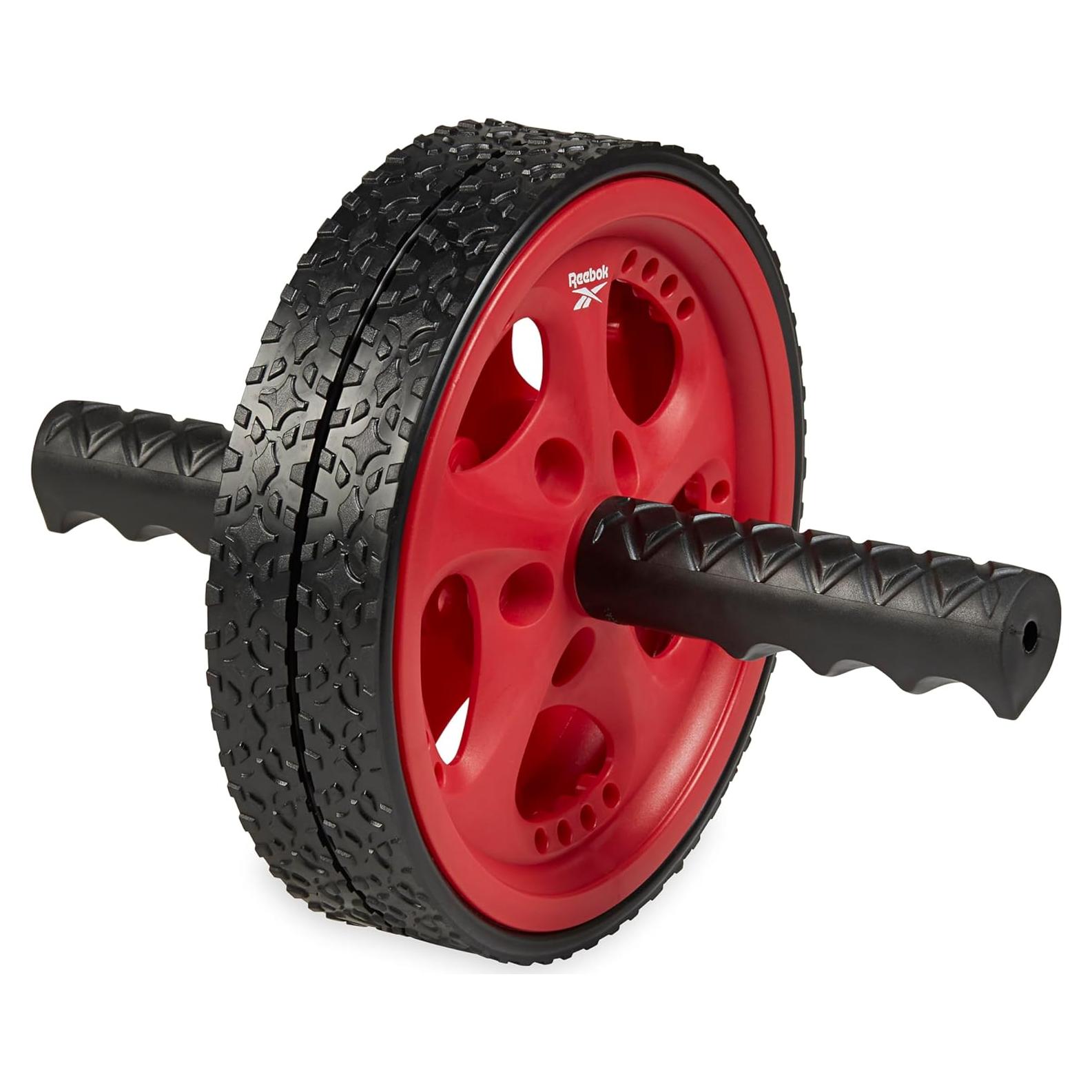 Rueda Abdominal Reebok - Rojo, 100 kg, Ergonomía y Tracción