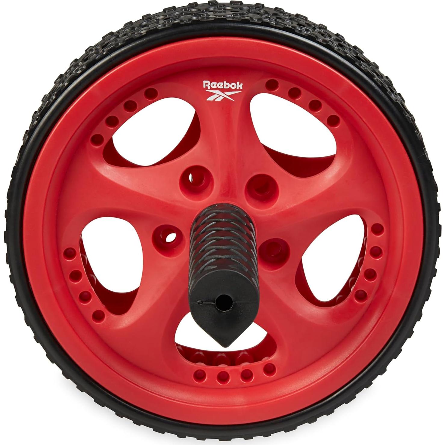 Rueda Abdominal Reebok - Rojo, 100 kg, Ergonomía y Tracción