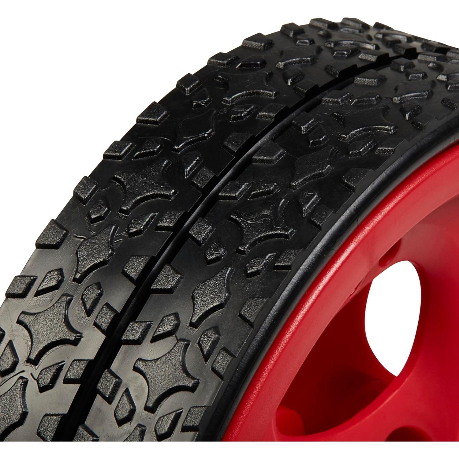 Rueda Abdominal Reebok - Rojo, 100 kg, Ergonomía y Tracción