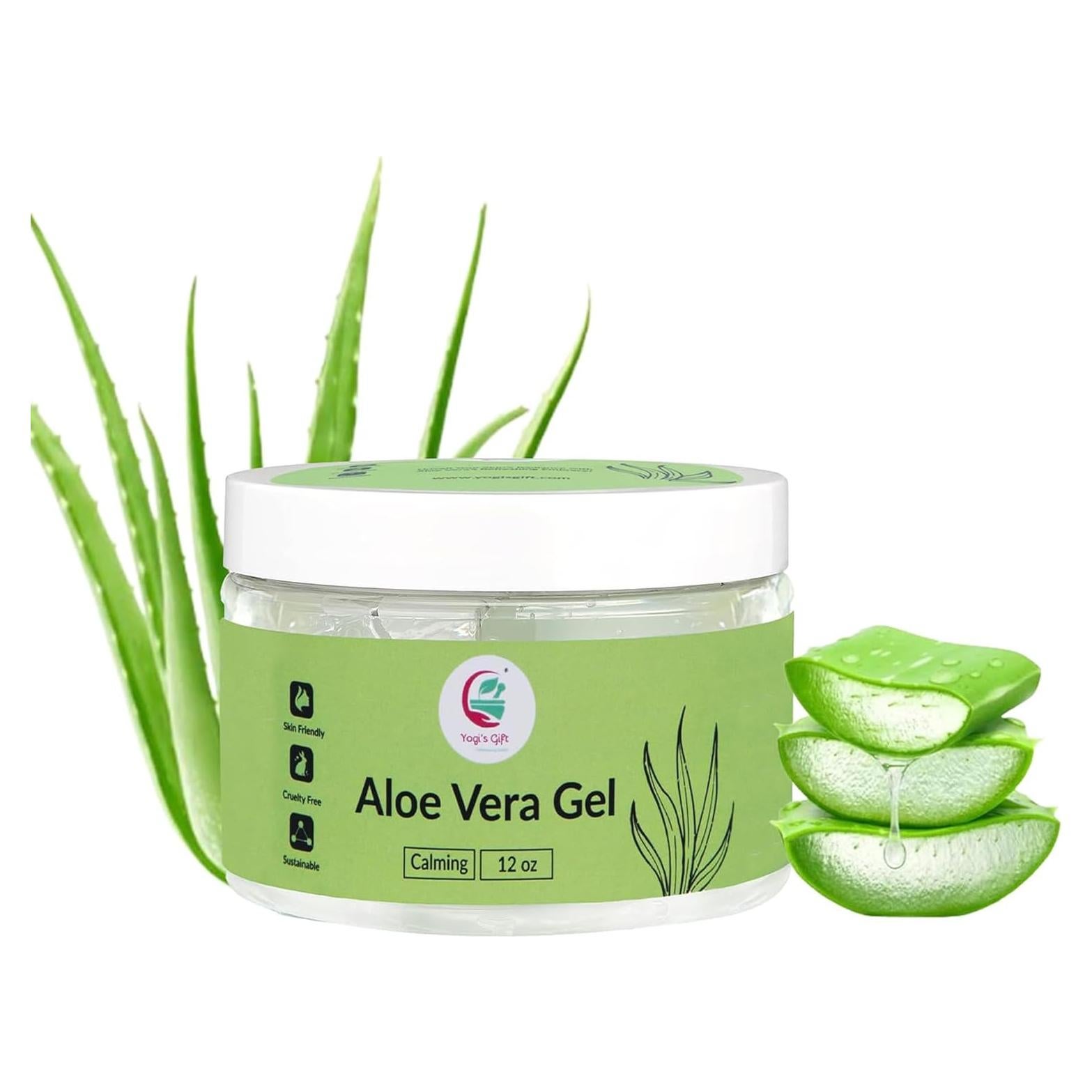 Gel de Aloe Vera Sin Fragancia 340 g Yogi's Gift Hidratante