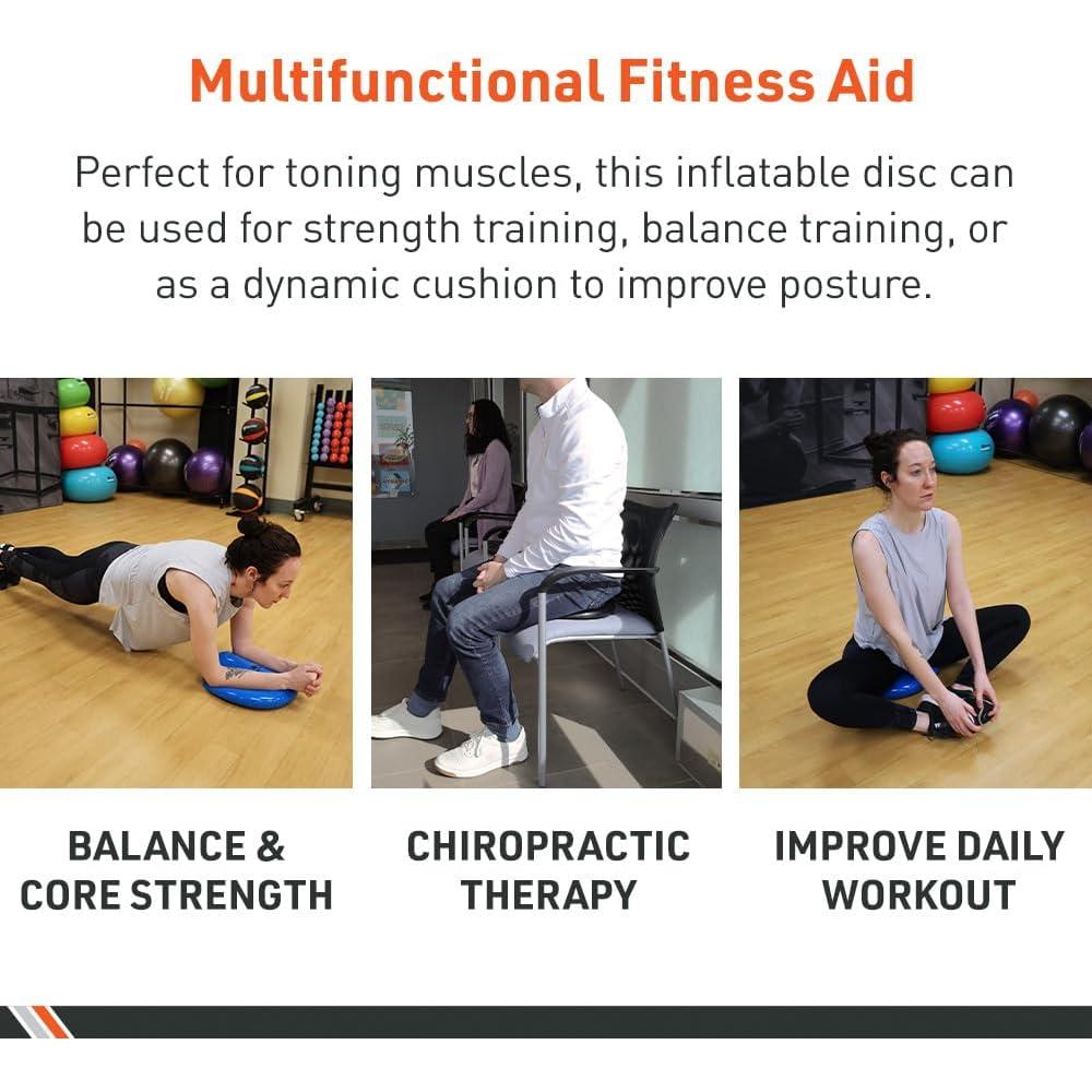 Disco de Equilibrio BodySport Azul 34.29 cm Antideslizante