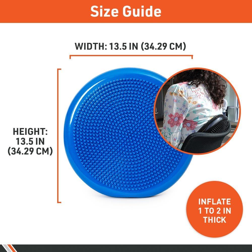 Disco de Equilibrio BodySport Azul 34.29 cm Antideslizante