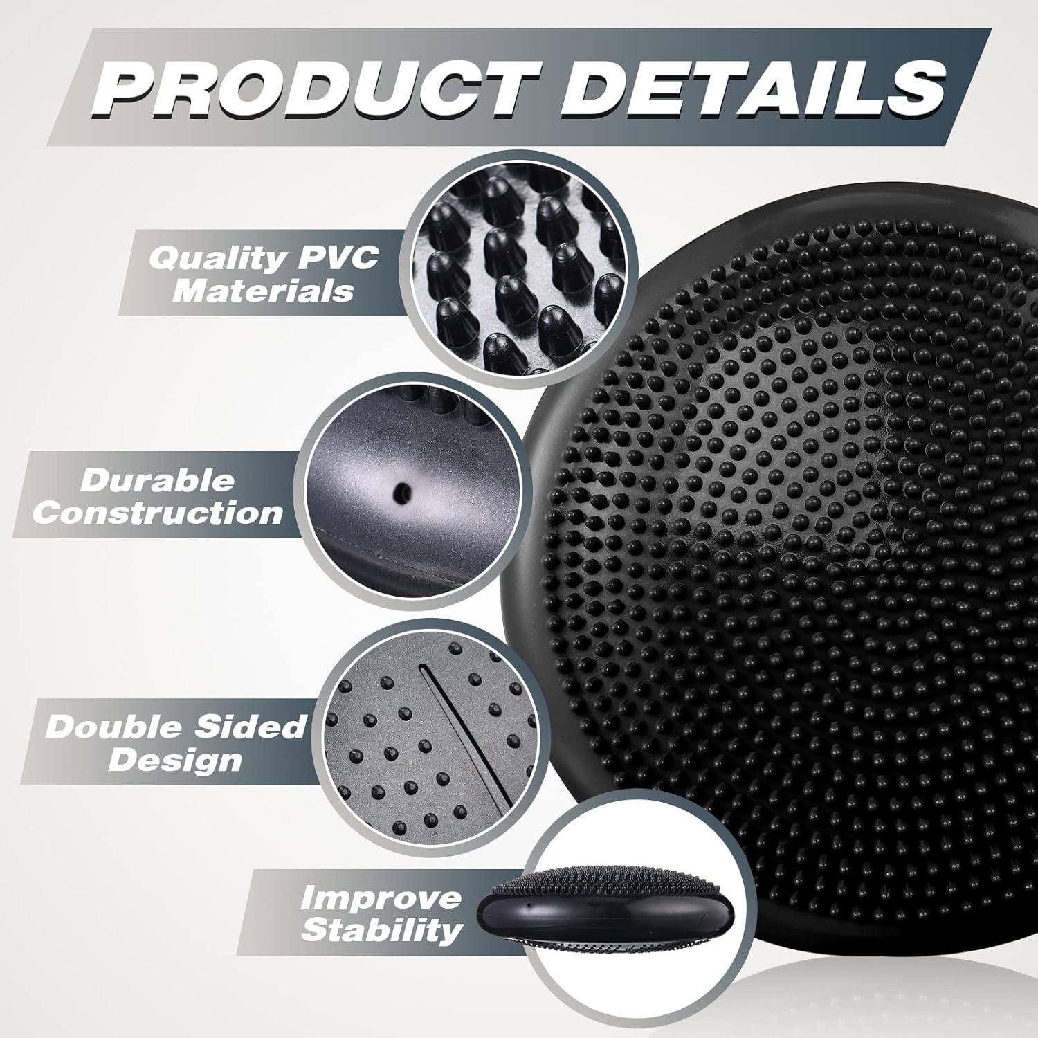 Cojín Inestable Inflable Leitee 34 cm para Niños y Adultos