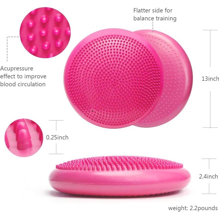 Asiento Wiggle WIWAPLEX Rosa 34.5cm Cojín de Inestabilidad