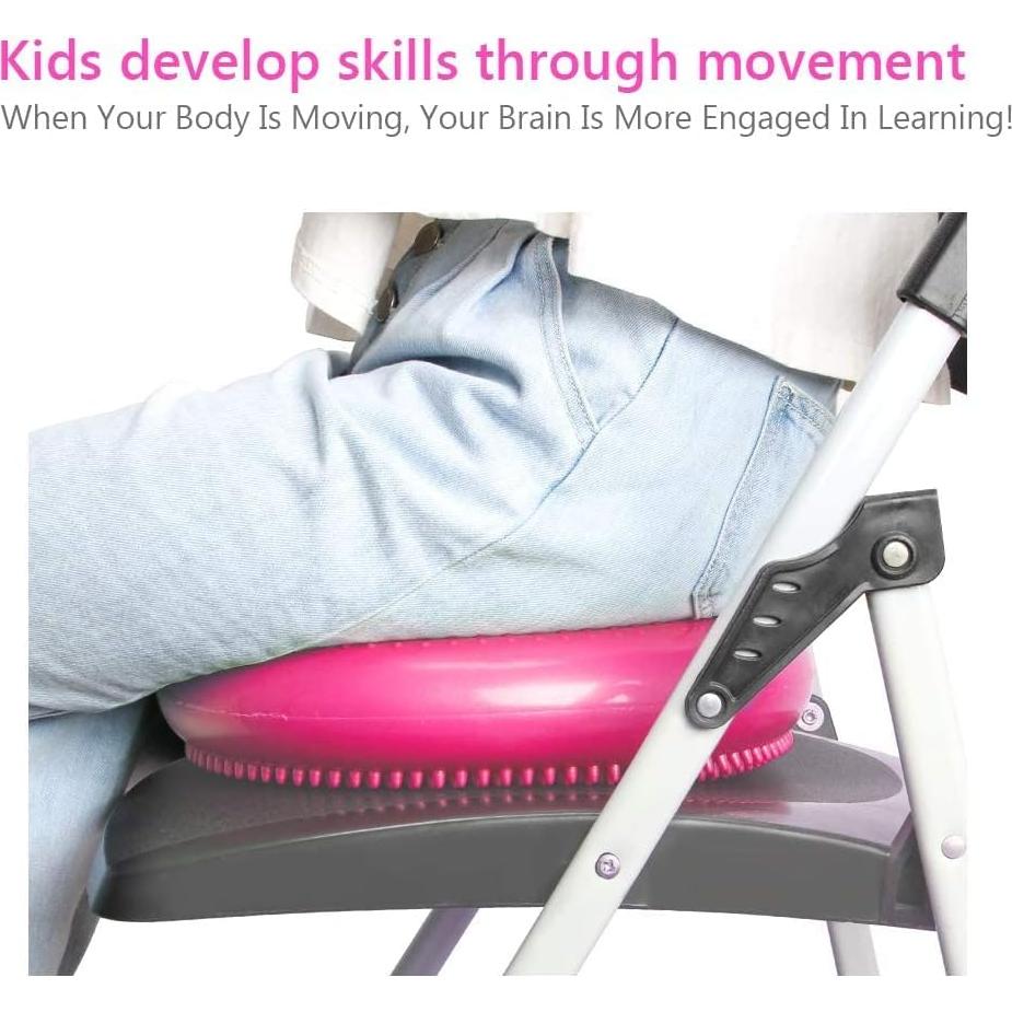 Asiento Wiggle WIWAPLEX Rosa 34.5cm Cojín de Inestabilidad