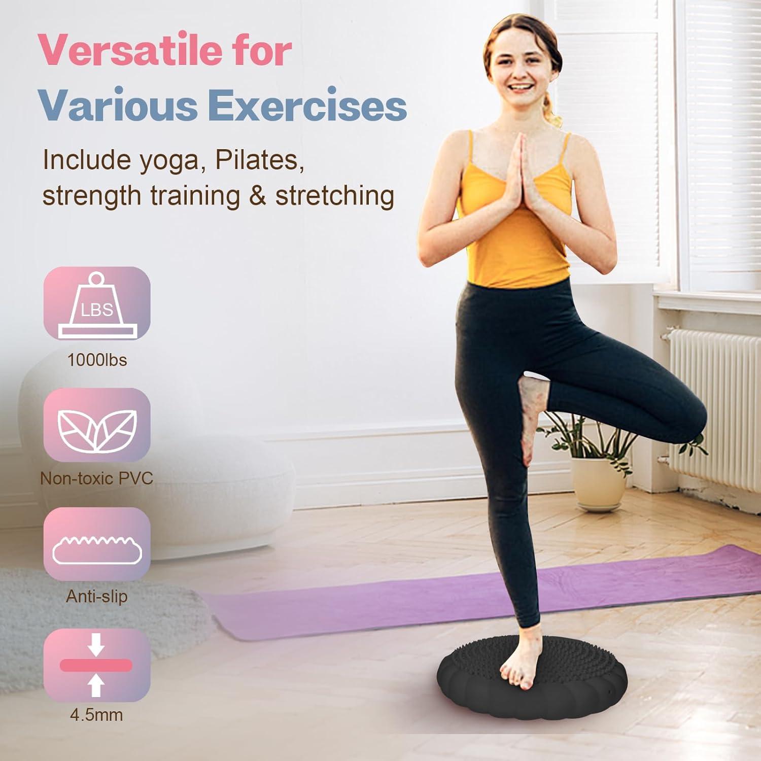 Cojín Wobble Kisnbld 34cm Antideslizante para Niños y Adultos