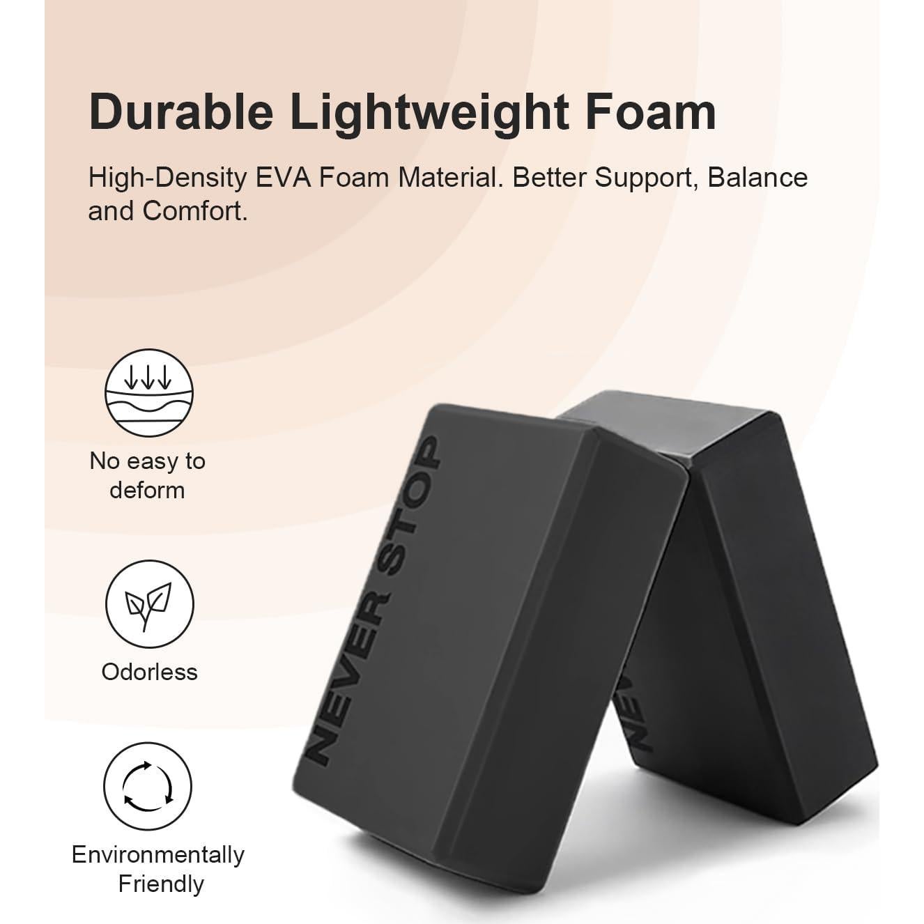 Bloques de Yoga KEEP 2 Pack EVA Antideslizantes 15x24cm