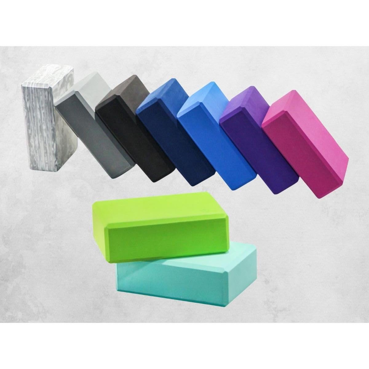 Bloques de Yoga Exerz 2 Pack Antideslizantes 23x15x7.5 cm