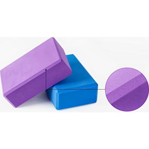 Bloques de Yoga Exerz 2 Pack Antideslizantes 23x15x7.5 cm