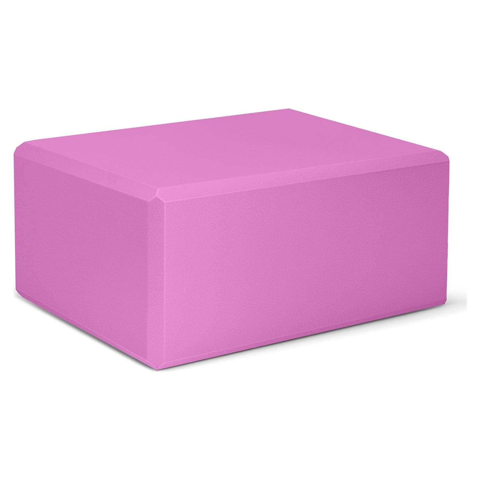 Bloque de Yoga H.J. Immbir Magenta 22.86x15.24x10.16 cm Antideslizante