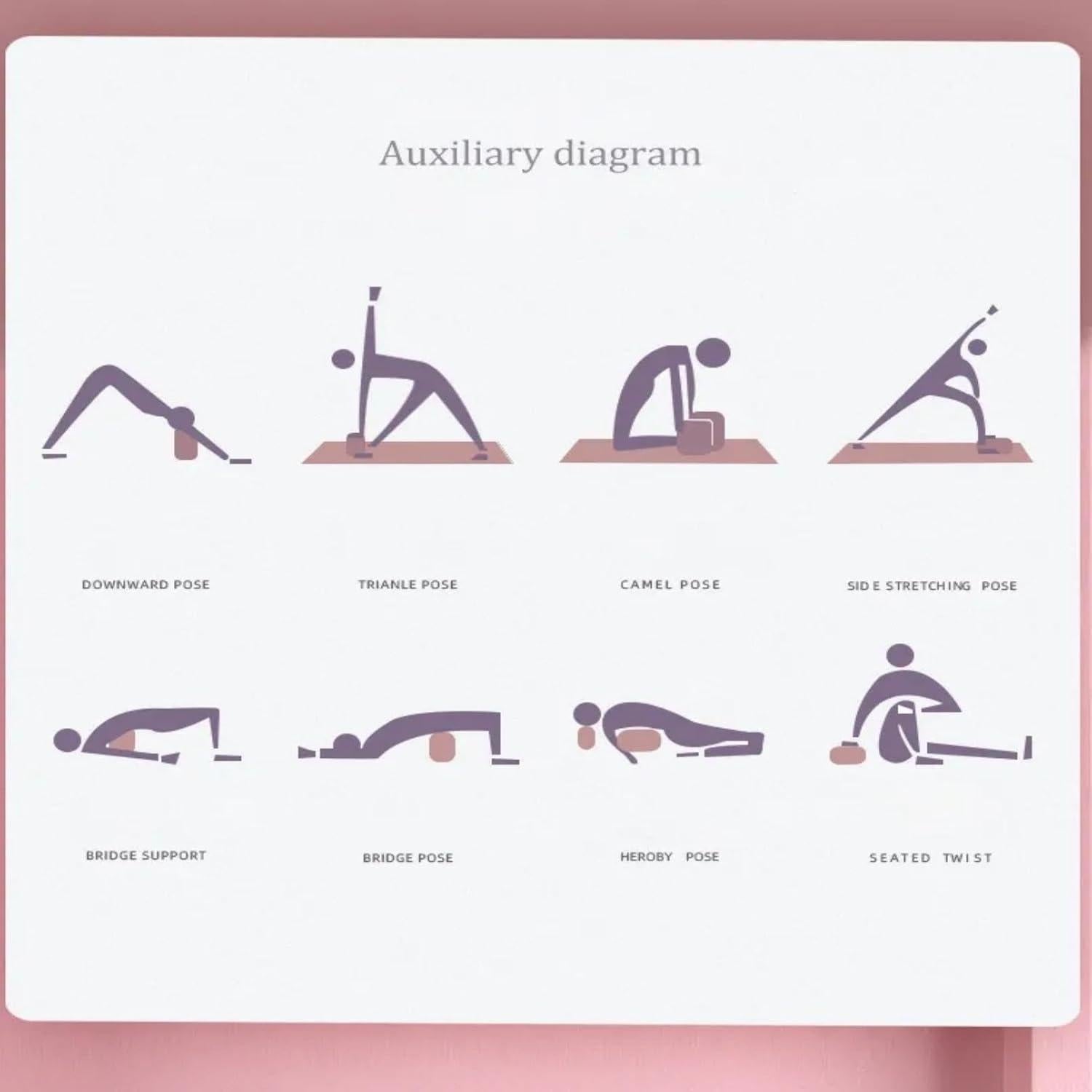 Bloque de Yoga Kenhihi EVA Antideslizante 23x15x8 cm Negro