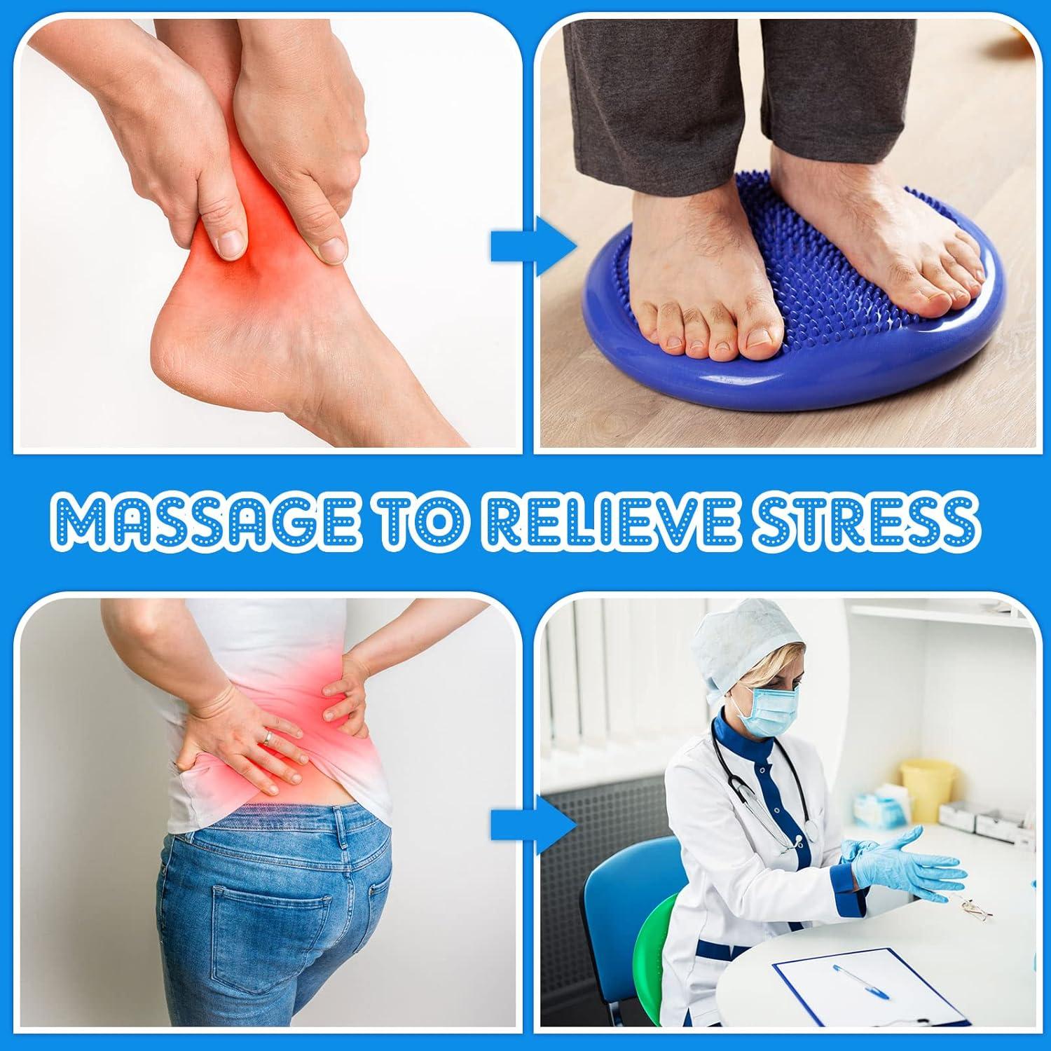 Almohadilla de Equilibrio Inflable Jerify 4 Pcs 34 cm PVC