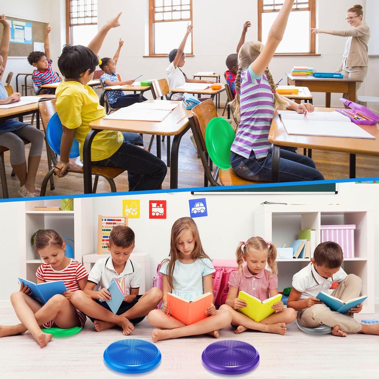 Almohadilla de Equilibrio Inflable Jerify 4 Pcs 34 cm PVC