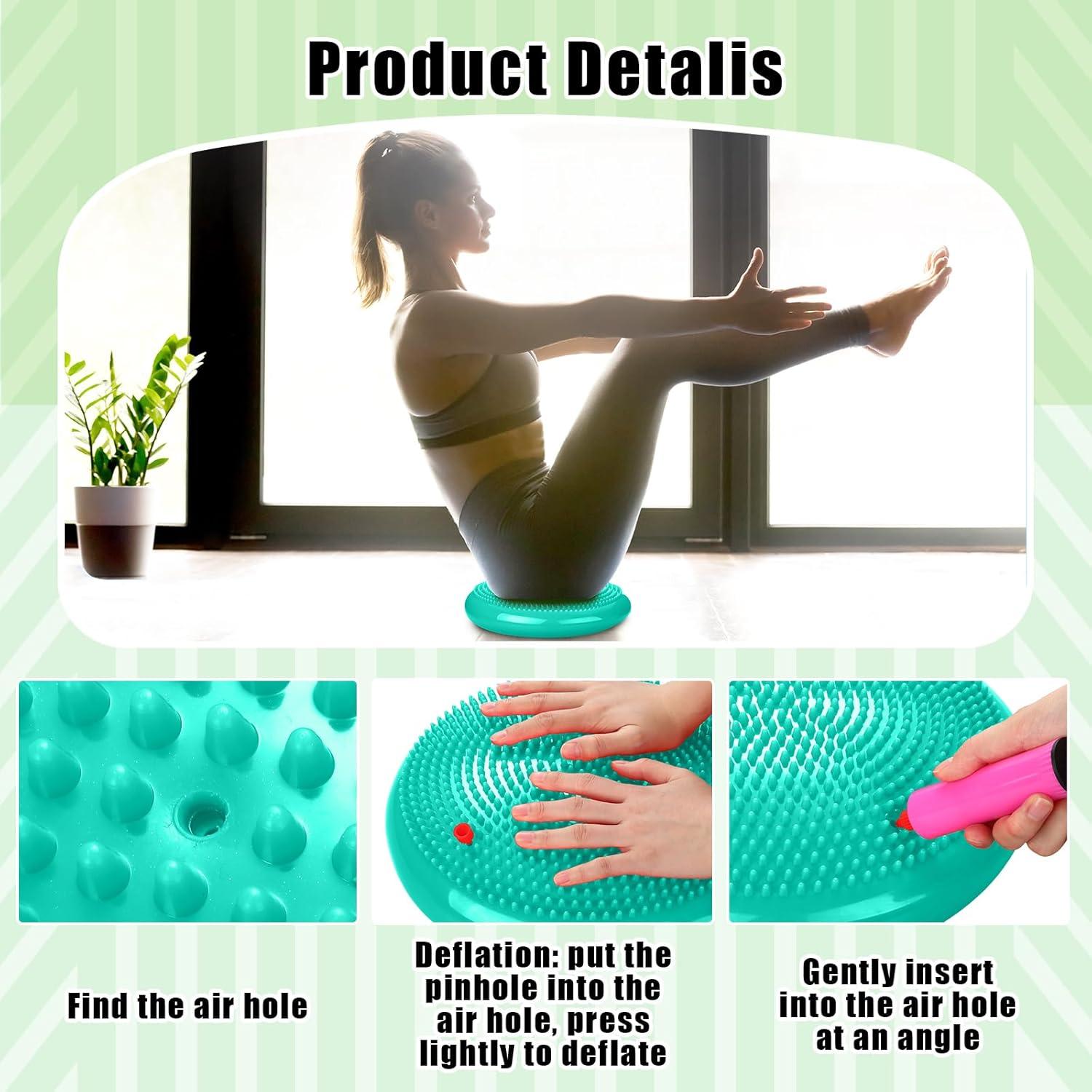 Cojín Wobble Silipull 34.5 cm 2 Pcs para Mejora de Postura