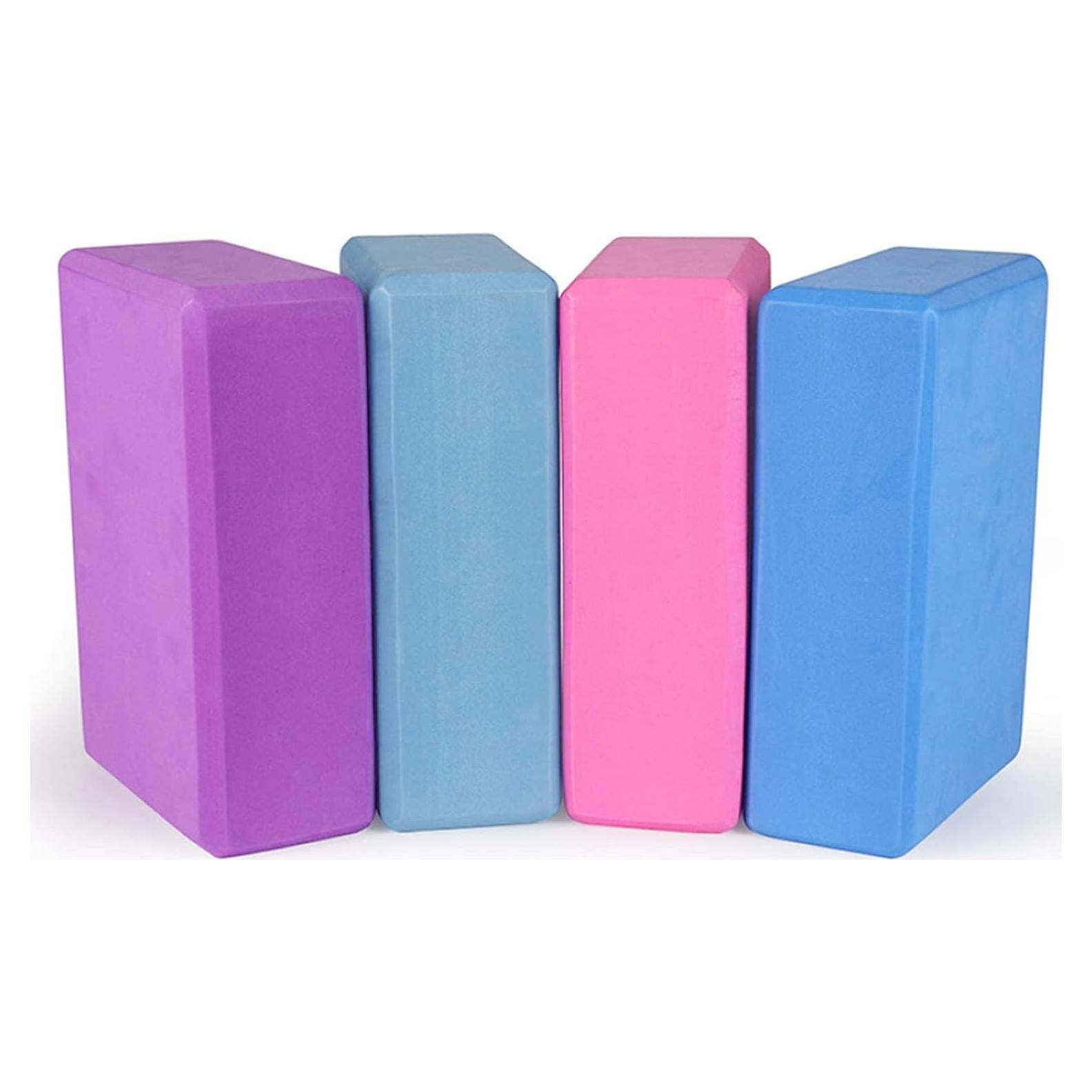 Bloques de Yoga Yuilgdo - Paquete de 4, Antideslizantes, 22.86x15.24x7.62cm