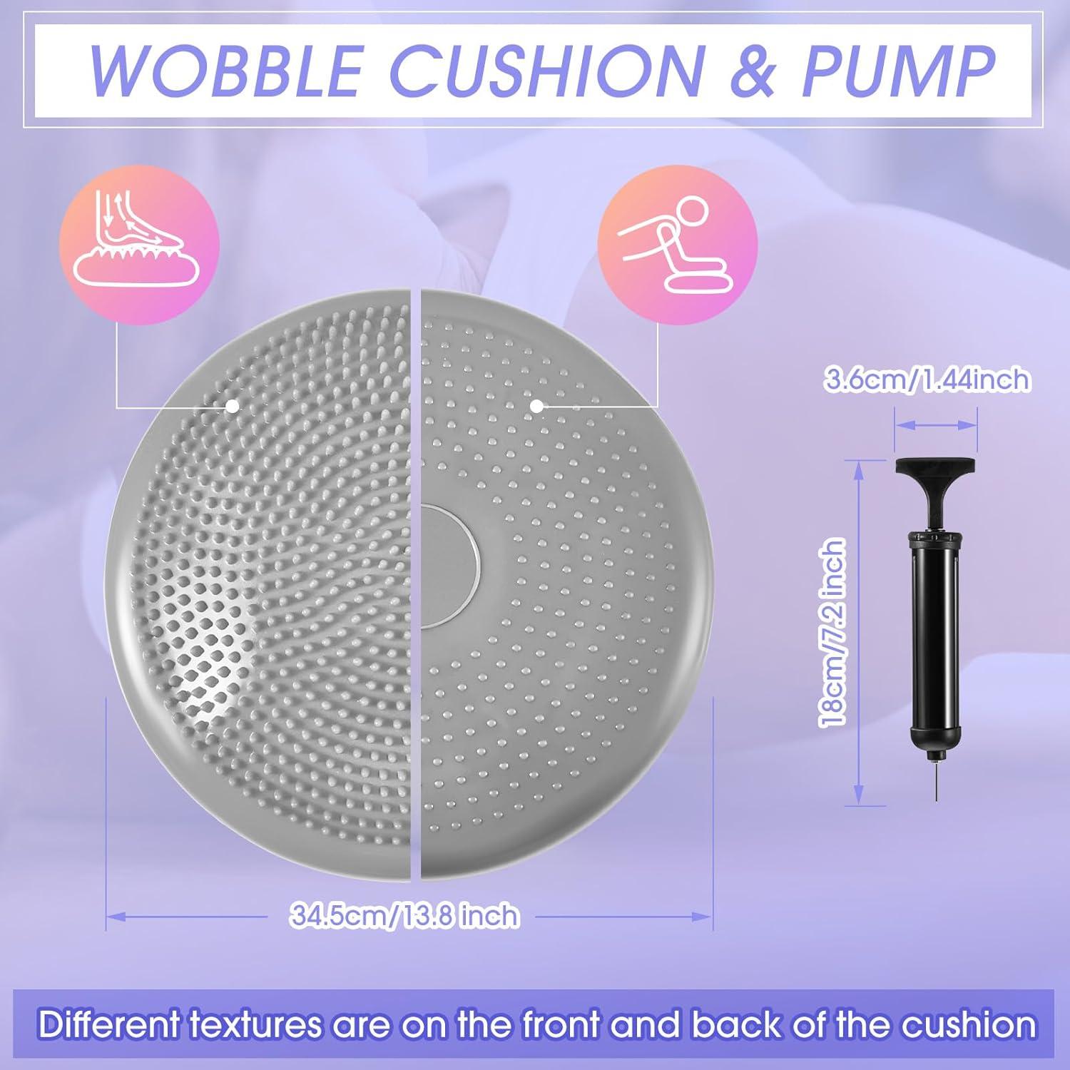 Meooeck Almohadilla de Equilibrio y Pods de Ejercicio 34.5 cm