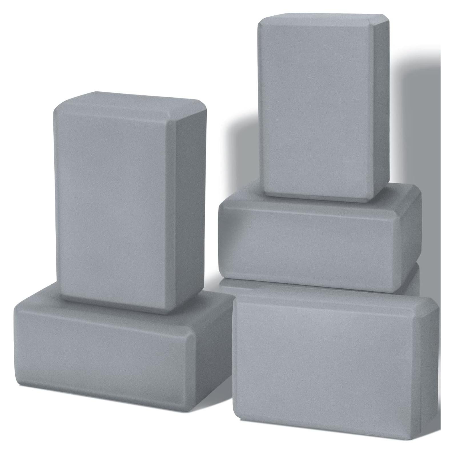 Bloques de Yoga Wettarn 6 Piezas Espuma EVA Antideslizante 23x15x10cm