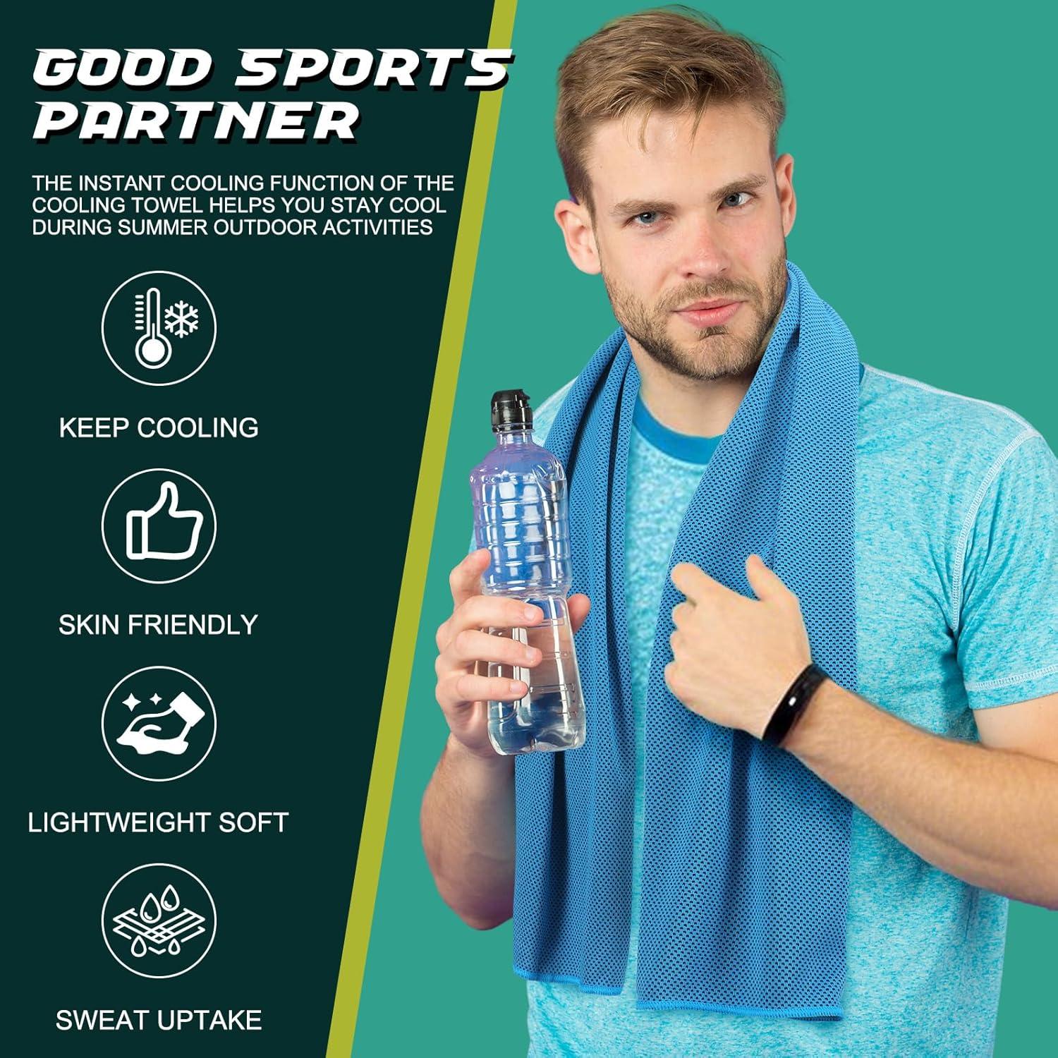 Eurzom Toallas de Enfriamiento Camuflaje 10 Piezas 101.6x30.5cm