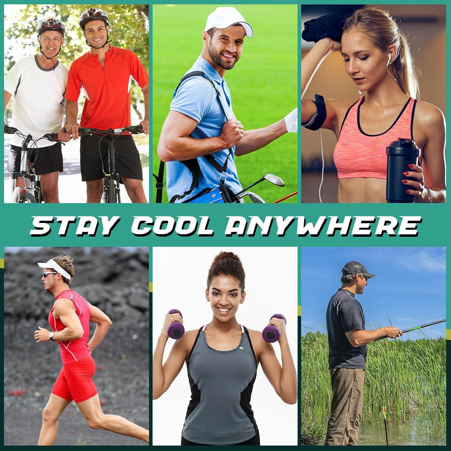 Eurzom Toallas de Enfriamiento Camuflaje 10 Piezas 101.6x30.5cm