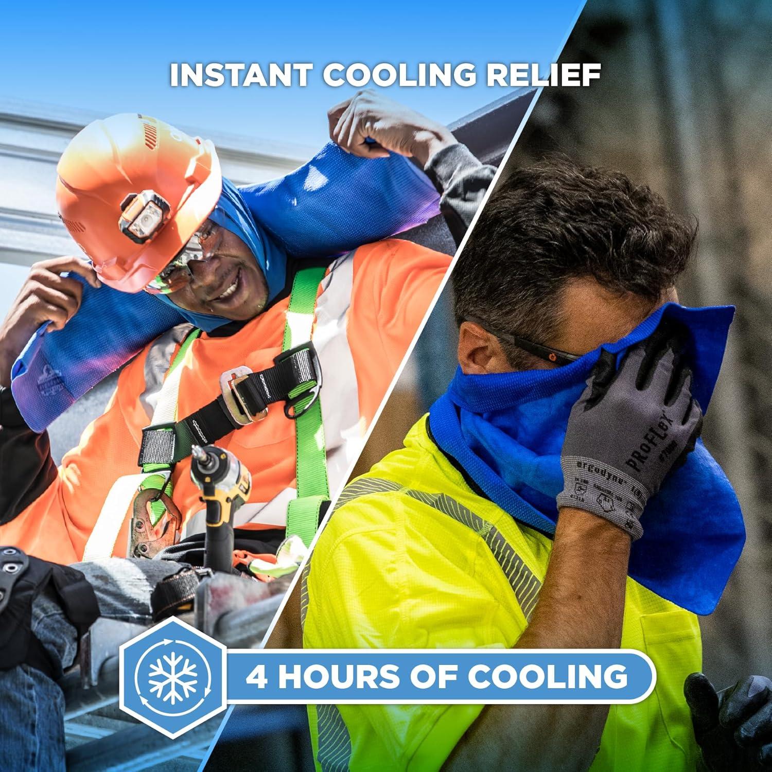 Toalla Evaporativa de Enfriamiento Ergodyne Chill-Its 6602 33x75cm Azul