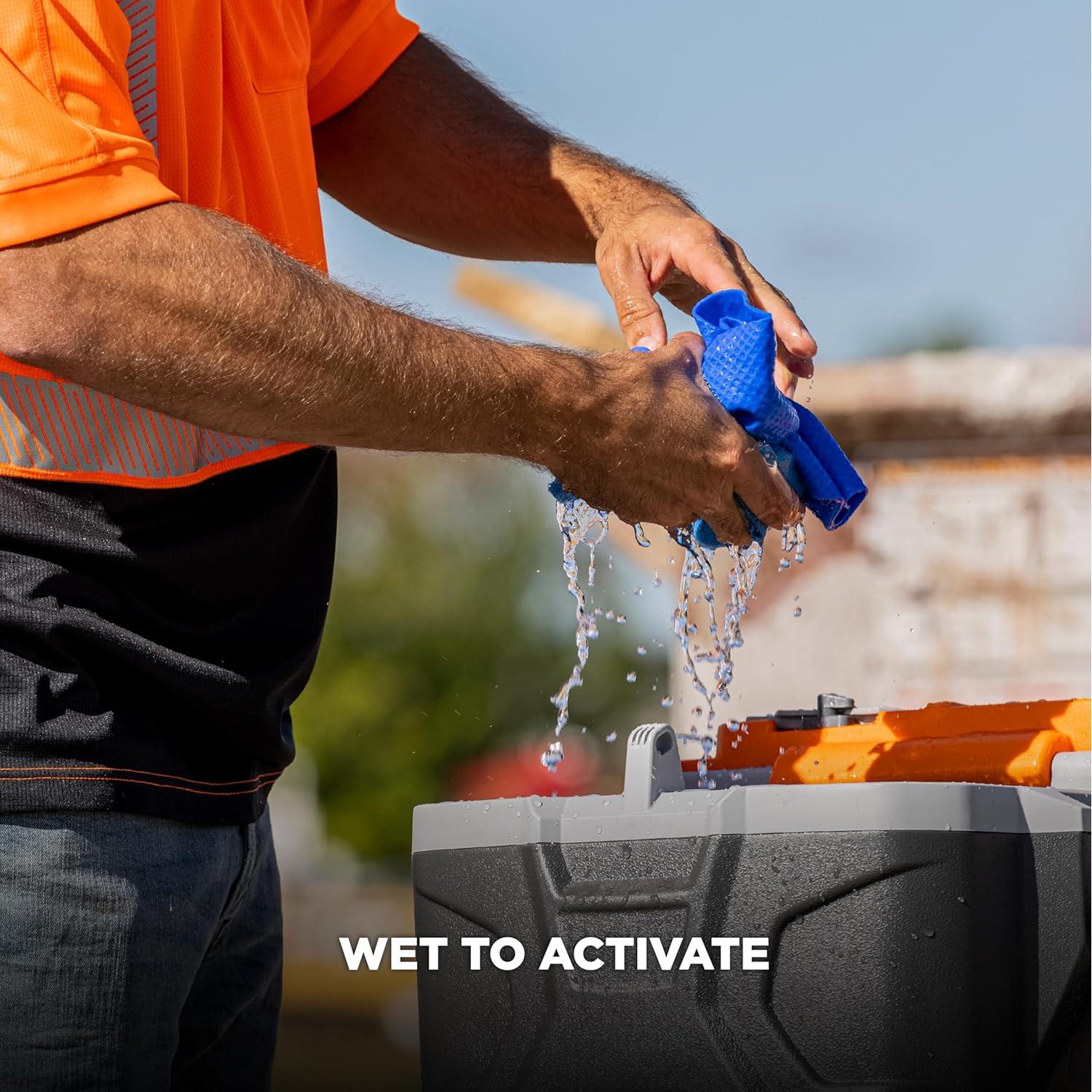 Toalla Evaporativa de Enfriamiento Ergodyne Chill-Its 6602 33x75cm Azul