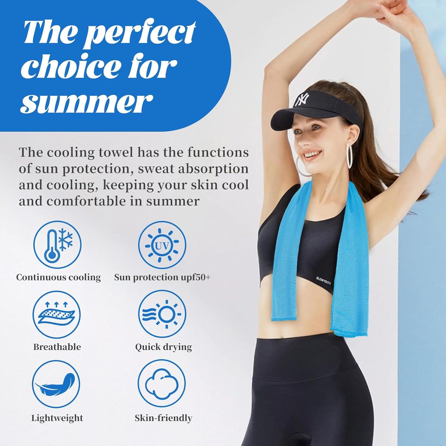 Toallas Enfriadoras PAWPRO 4 Piezas Microfibra 101.6x30.5cm