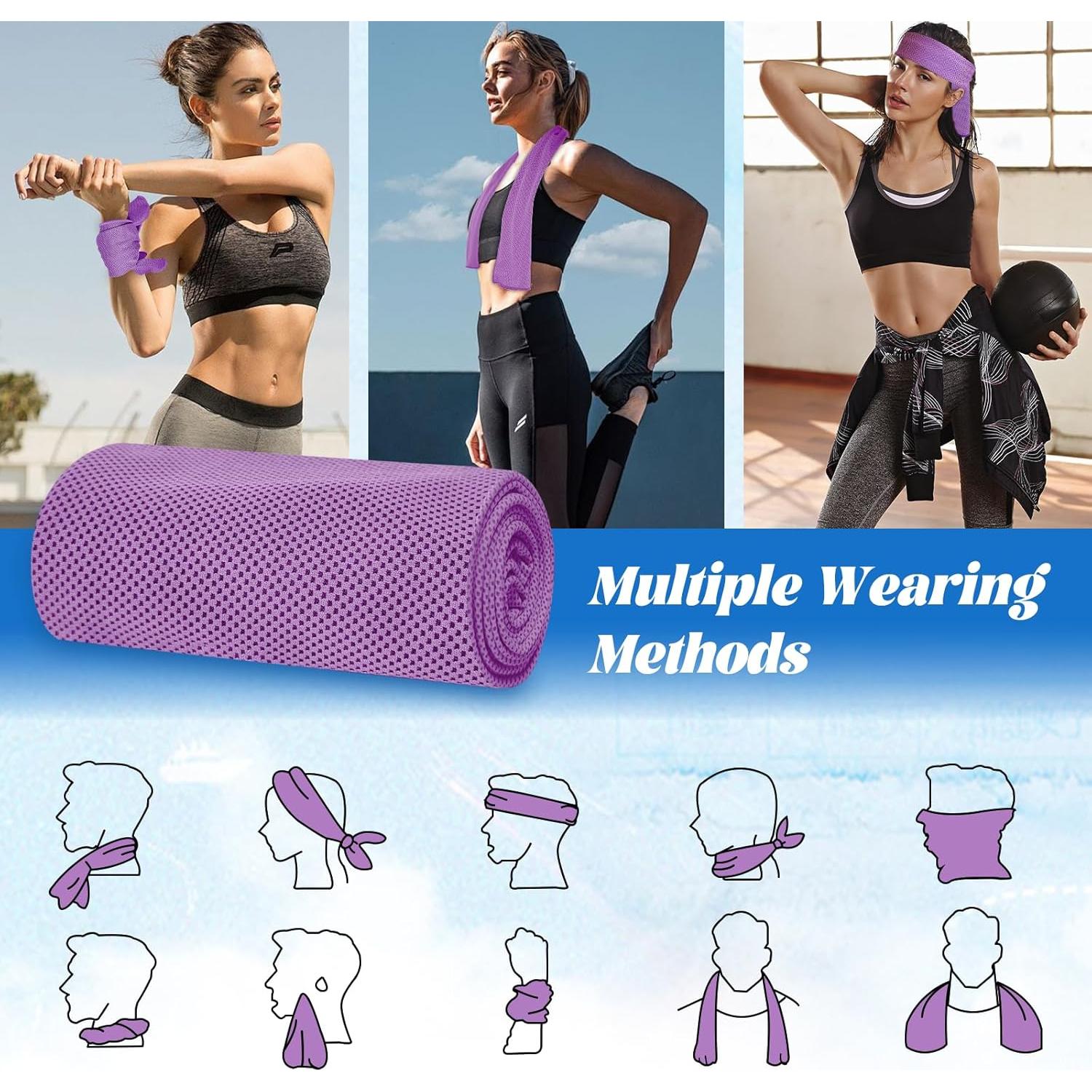 Toallas Enfriadoras PAWPRO 4 Piezas Microfibra 101.6x30.5cm