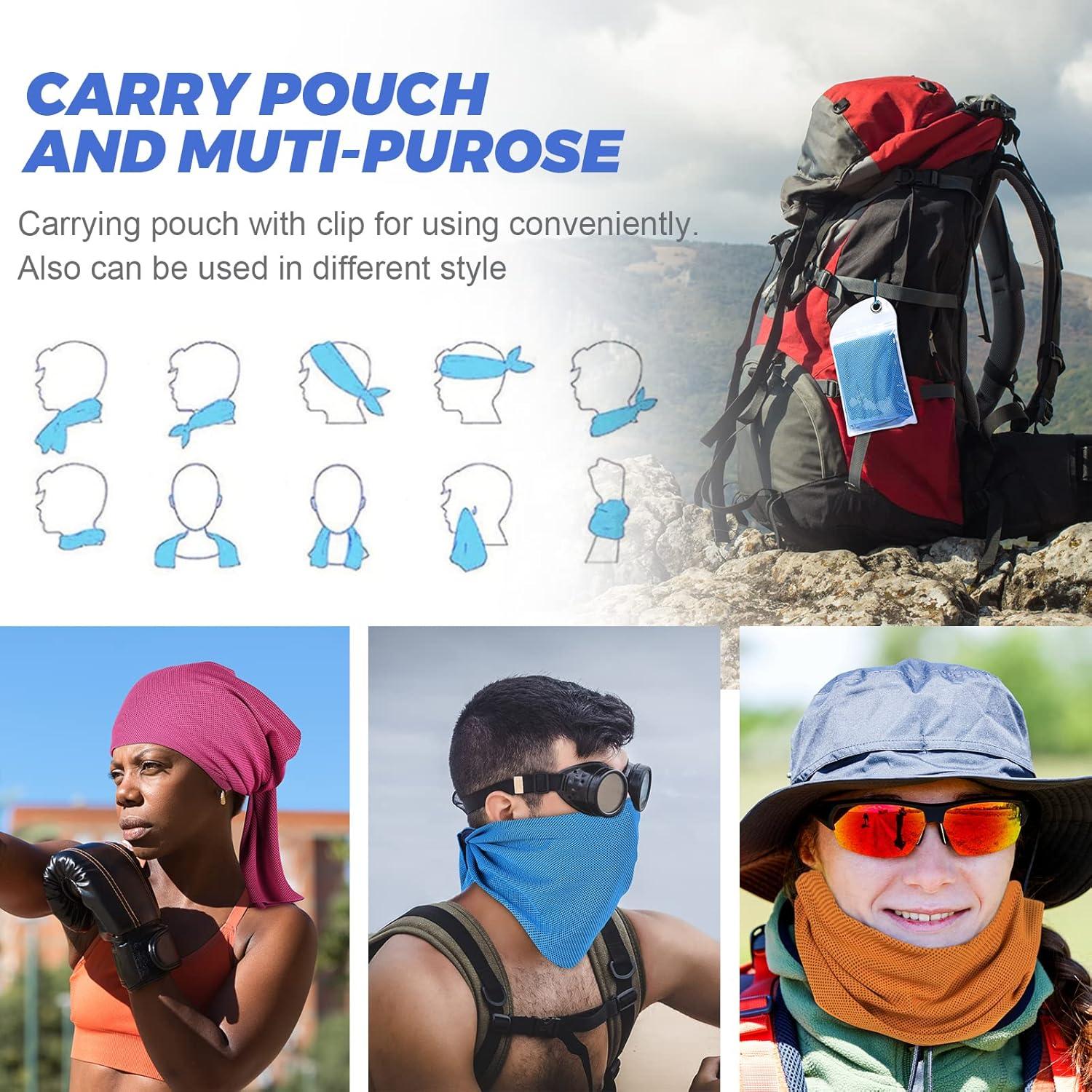 Toallas Enfriadoras KEAFOLS 10 Paquete 101.6x30.5 cm UPF 50