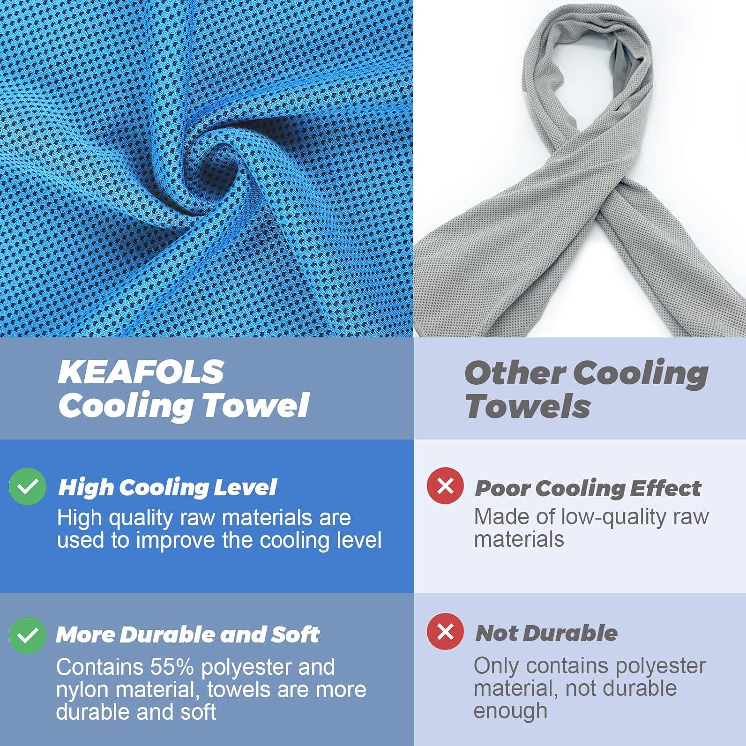 Toallas Enfriadoras KEAFOLS 10 Paquete 101.6x30.5 cm UPF 50