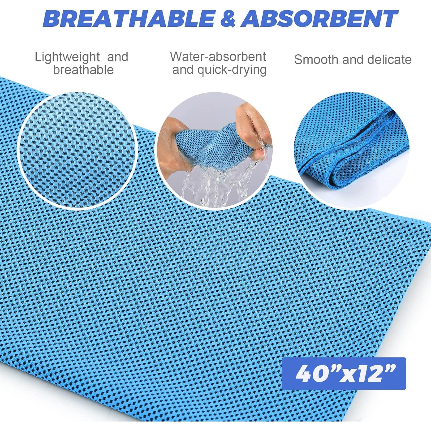 Toallas Enfriadoras KEAFOLS 10 Paquete 101.6x30.5 cm UPF 50