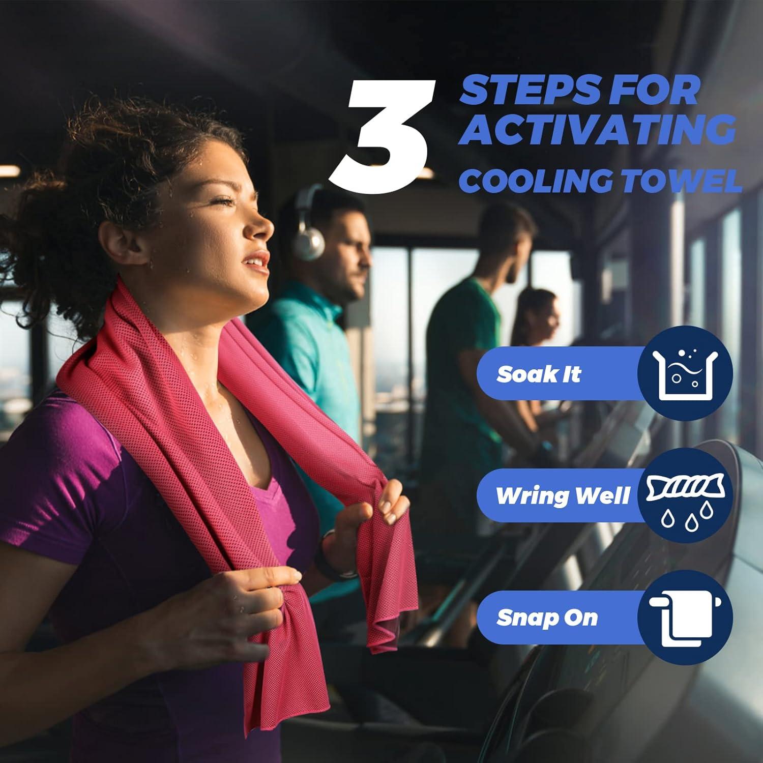 Toallas Enfriadoras KEAFOLS 10 Paquete 101.6x30.5 cm UPF 50