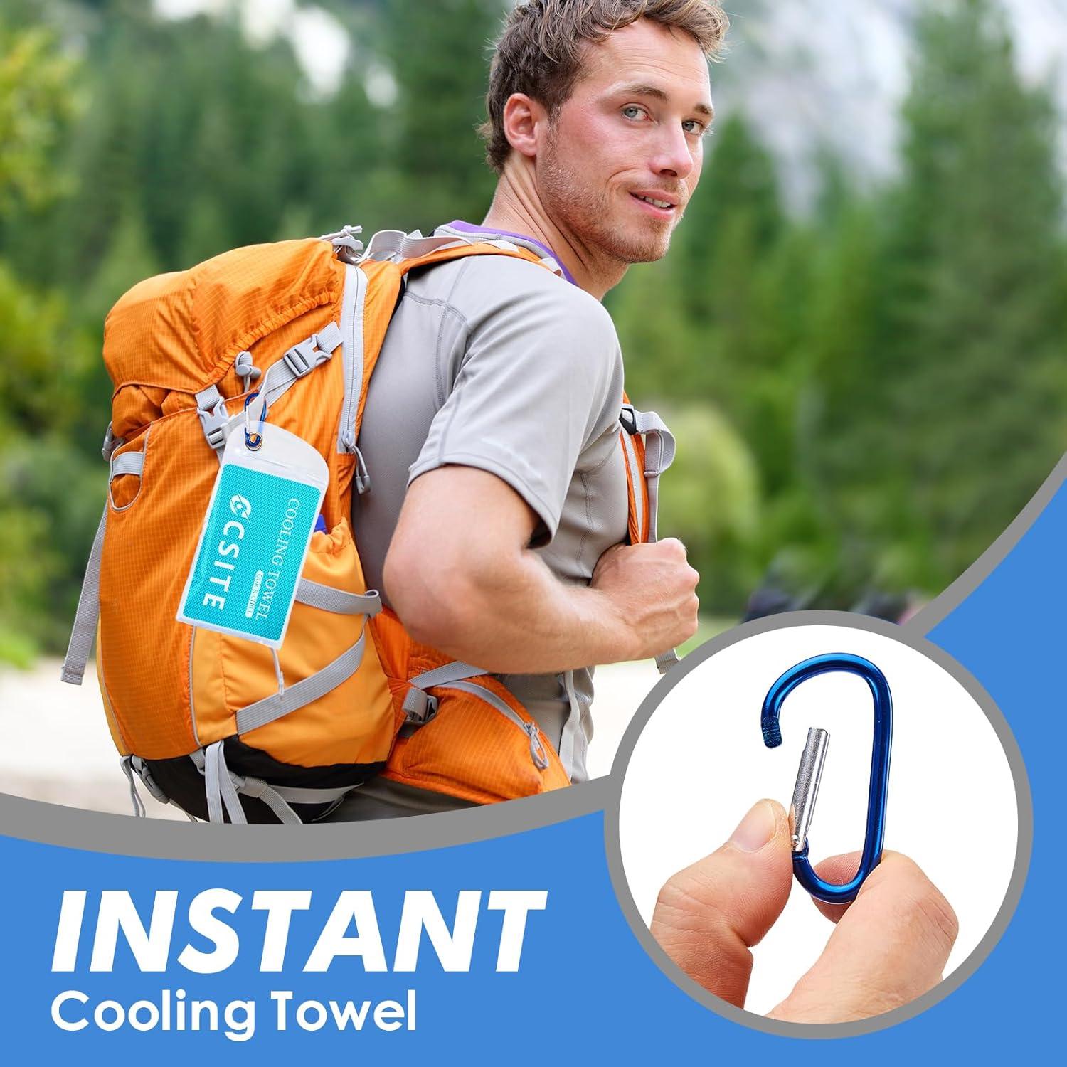 Toallas Enfriadoras CSITE - Paquete de 4 Microfibra 119.4x30.5 cm