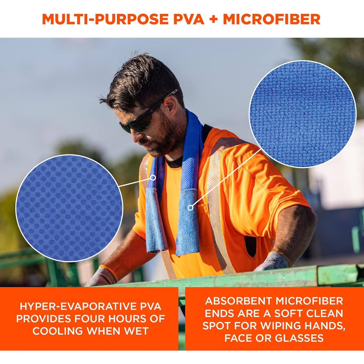 Toalla Enfriadora Ergodyne Chill-Its 6604 PVA Microfibra 88.9x20.3cm