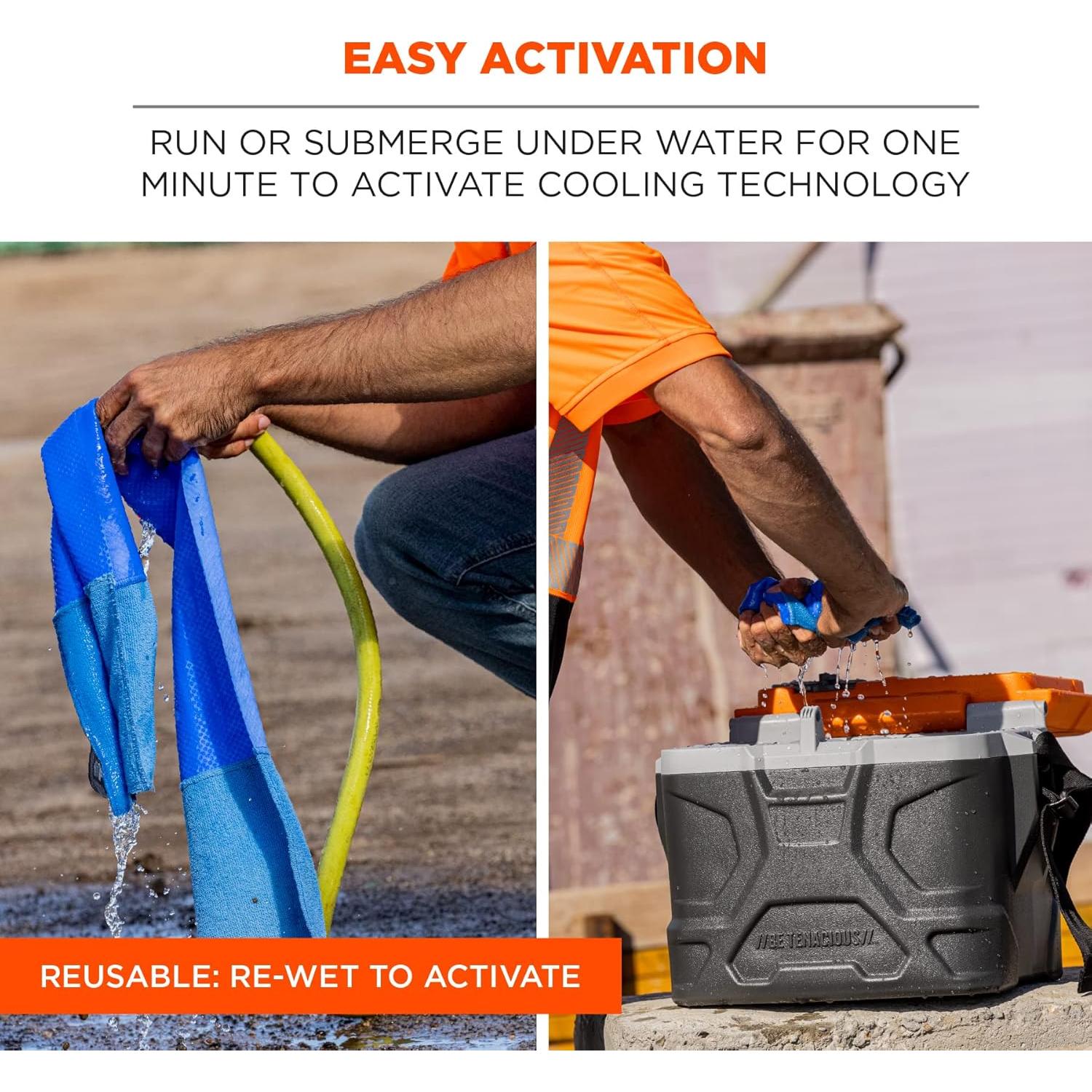 Toalla Enfriadora Ergodyne Chill-Its 6604 PVA Microfibra 88.9x20.3cm