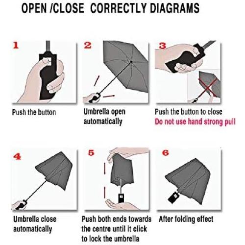 Paraguas Plegable Automático SIEPASA 107 cm Azul Marino