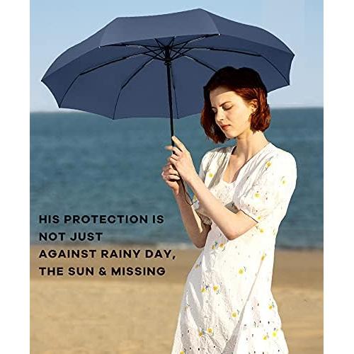 Paraguas Plegable Automático SIEPASA 107 cm Azul Marino