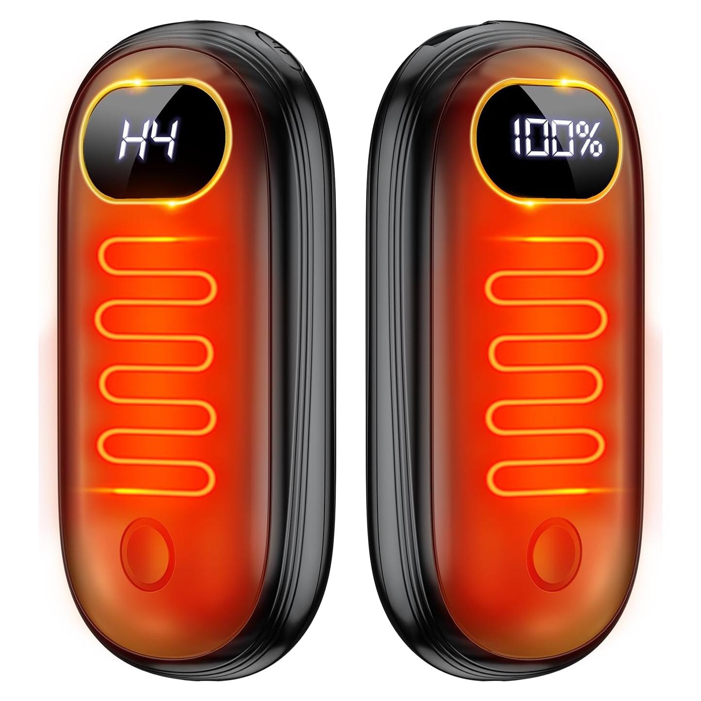 Calentadores de Manos Recargables AUIIAH 7000mAh 2 Pcs 55°C