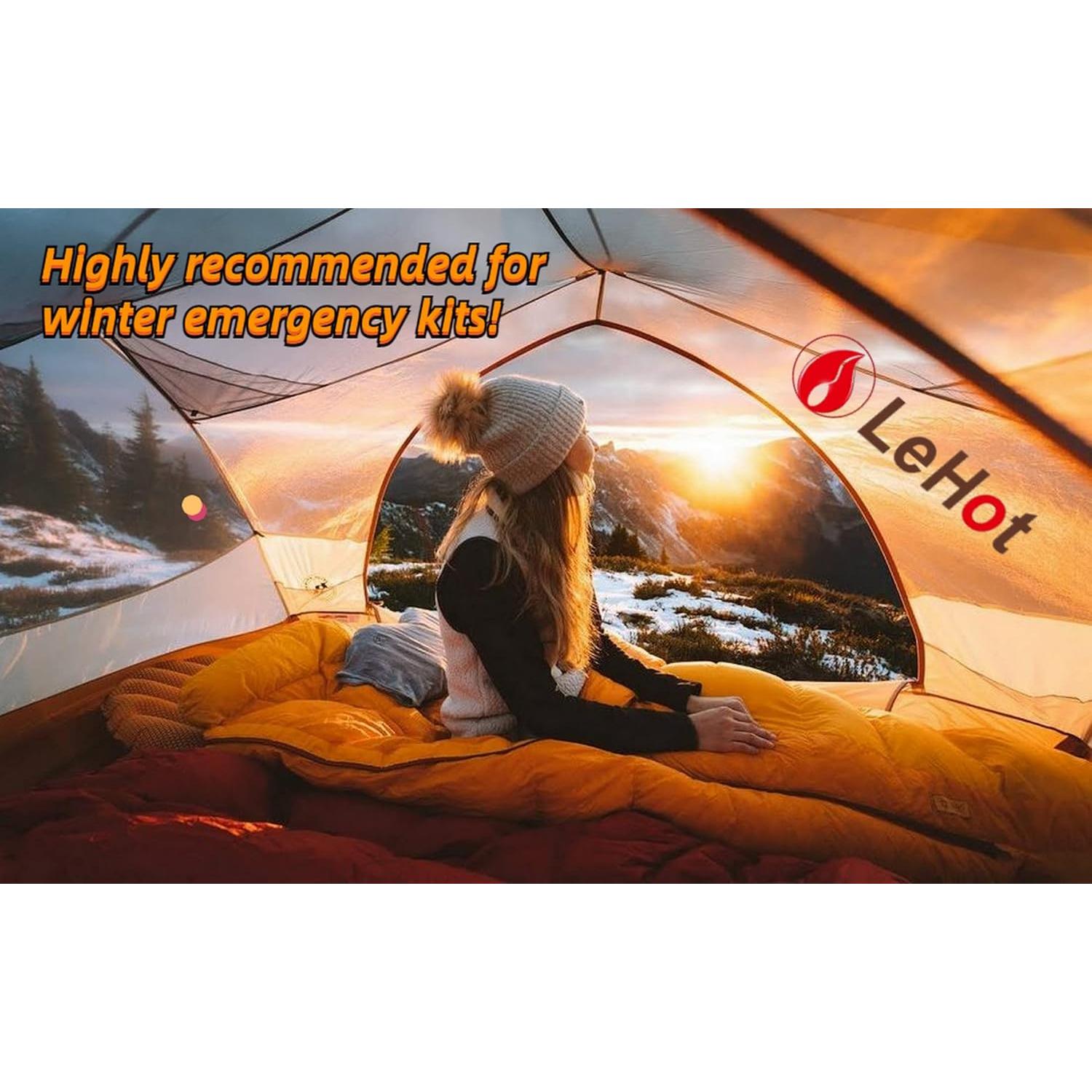 Calentadores de Manos Desechables Lehot - 40 Piezas, 10 Horas Calor