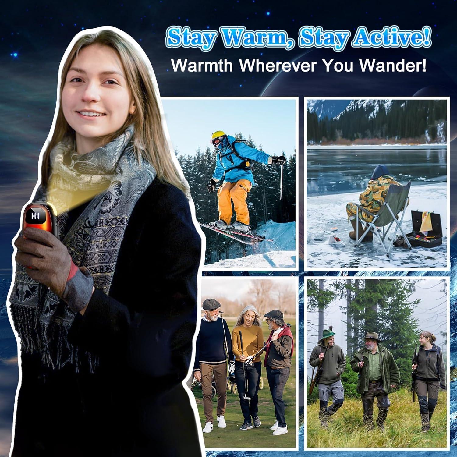 Calentadores de Manos Recargables JMOSTRG 14000mAh Doble Cara