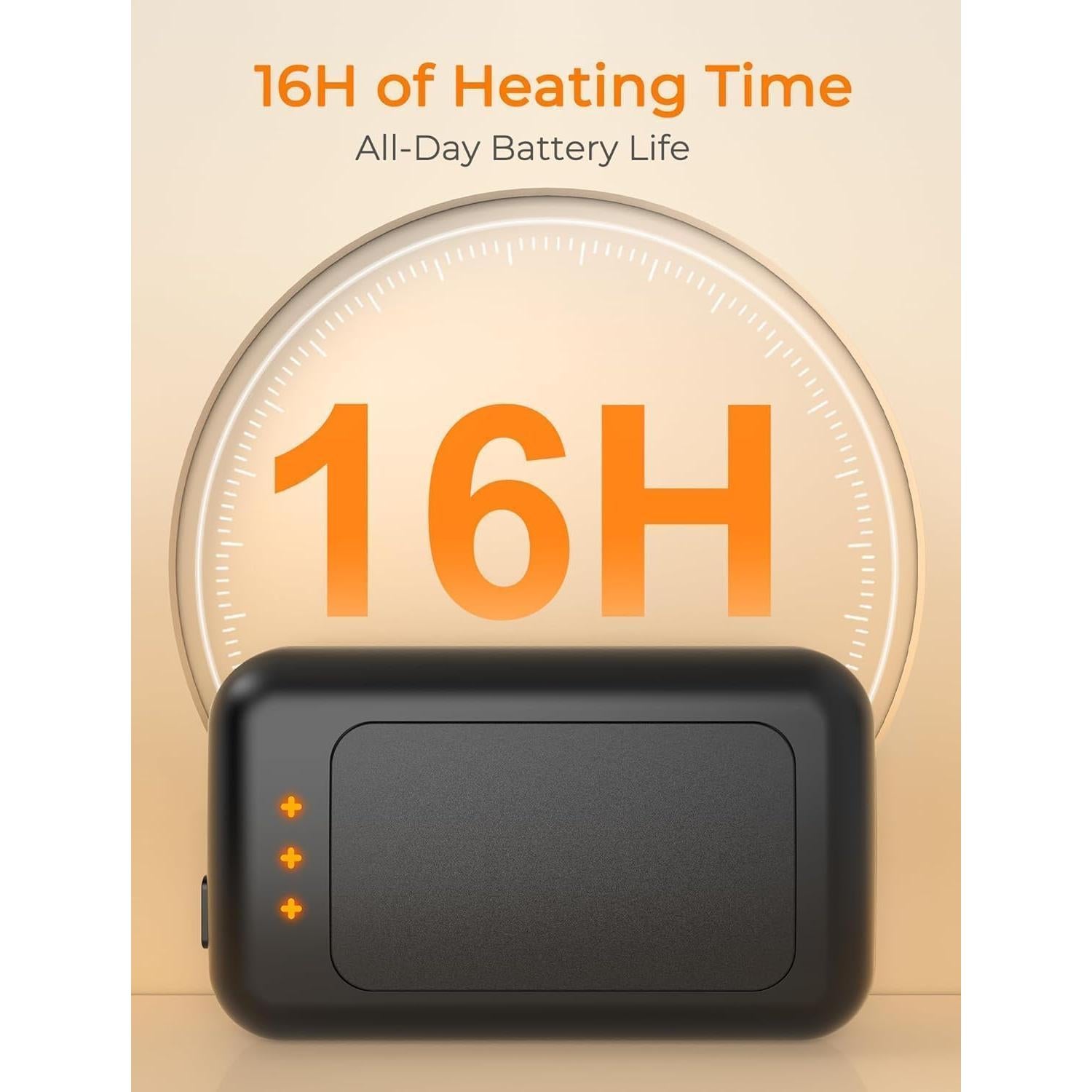 Calentadores de Manos Eléctricos Jerritte Recargables 2 Pzs