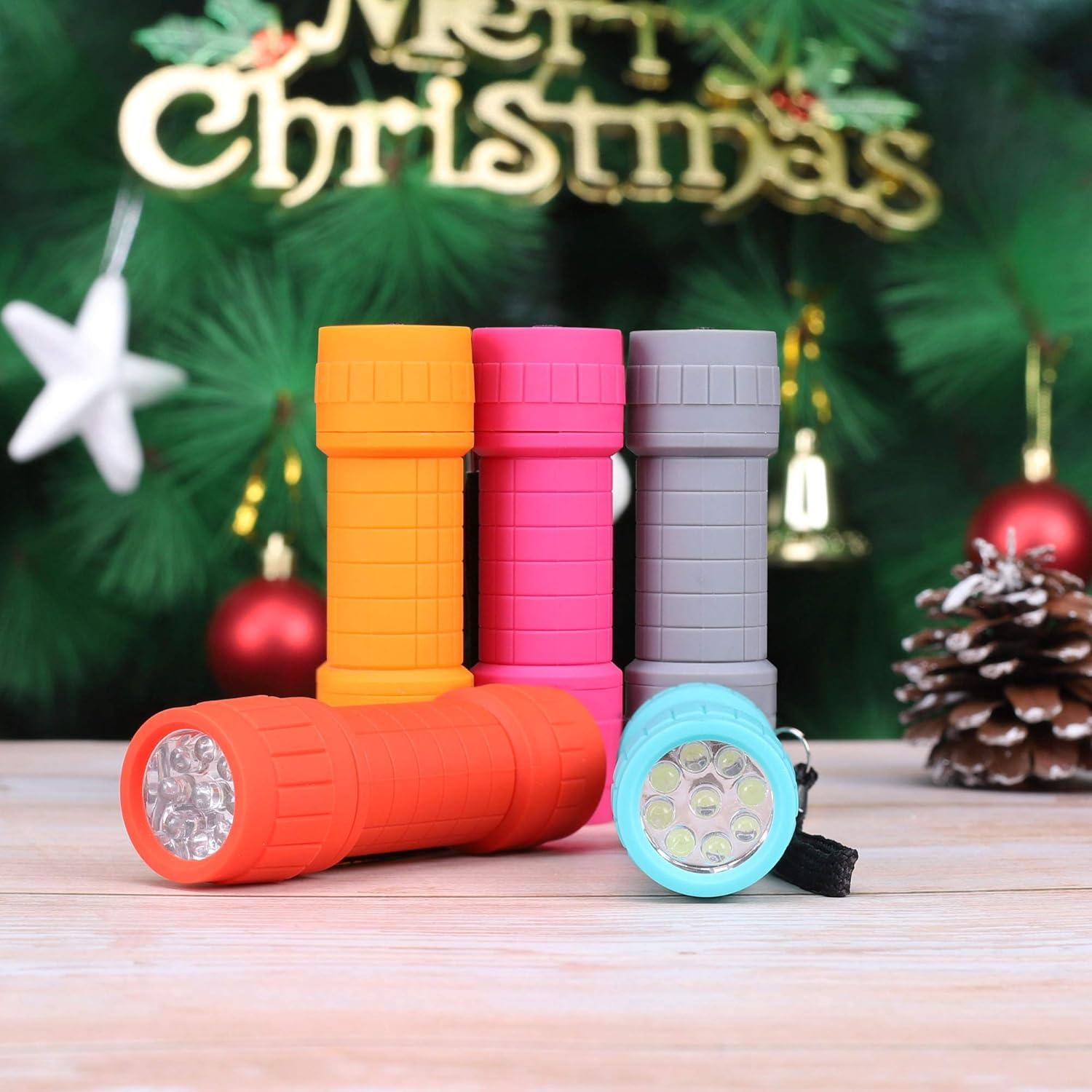 Conjunto de 30 Linternas LED FASTPRO 9-LED con Baterías AAA